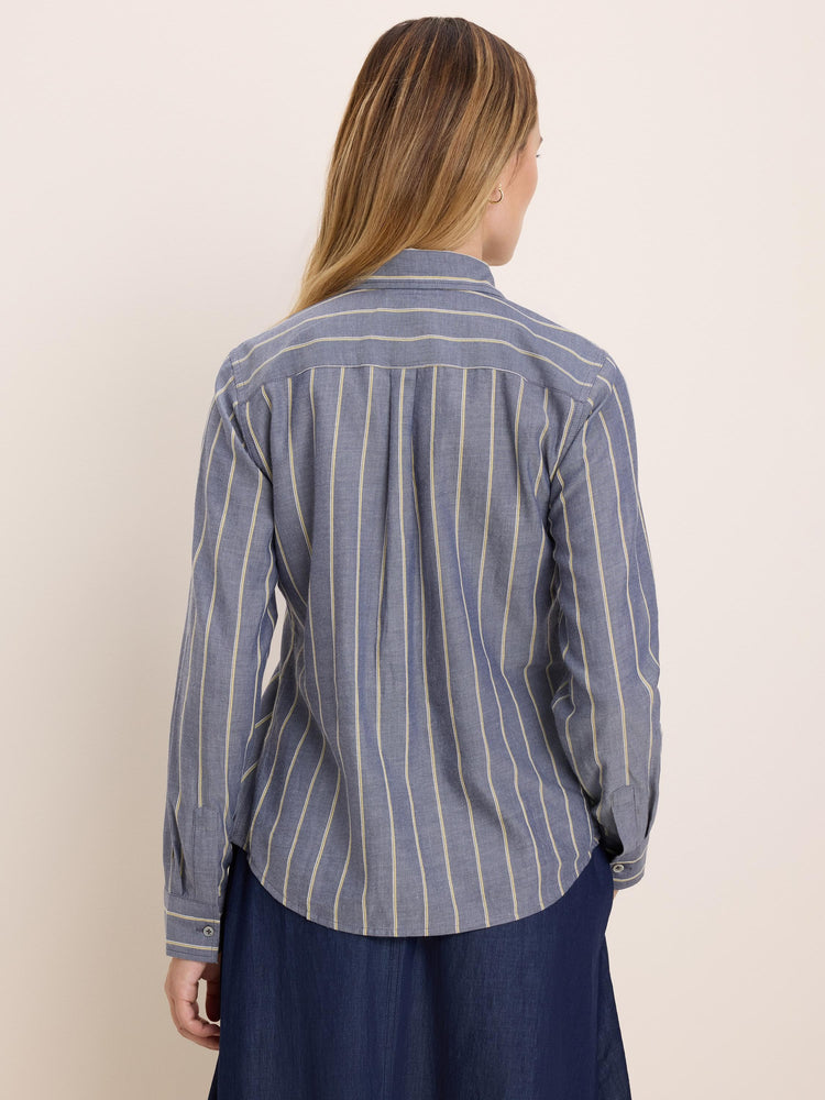 Dobby Stripe Shirt in Imi
