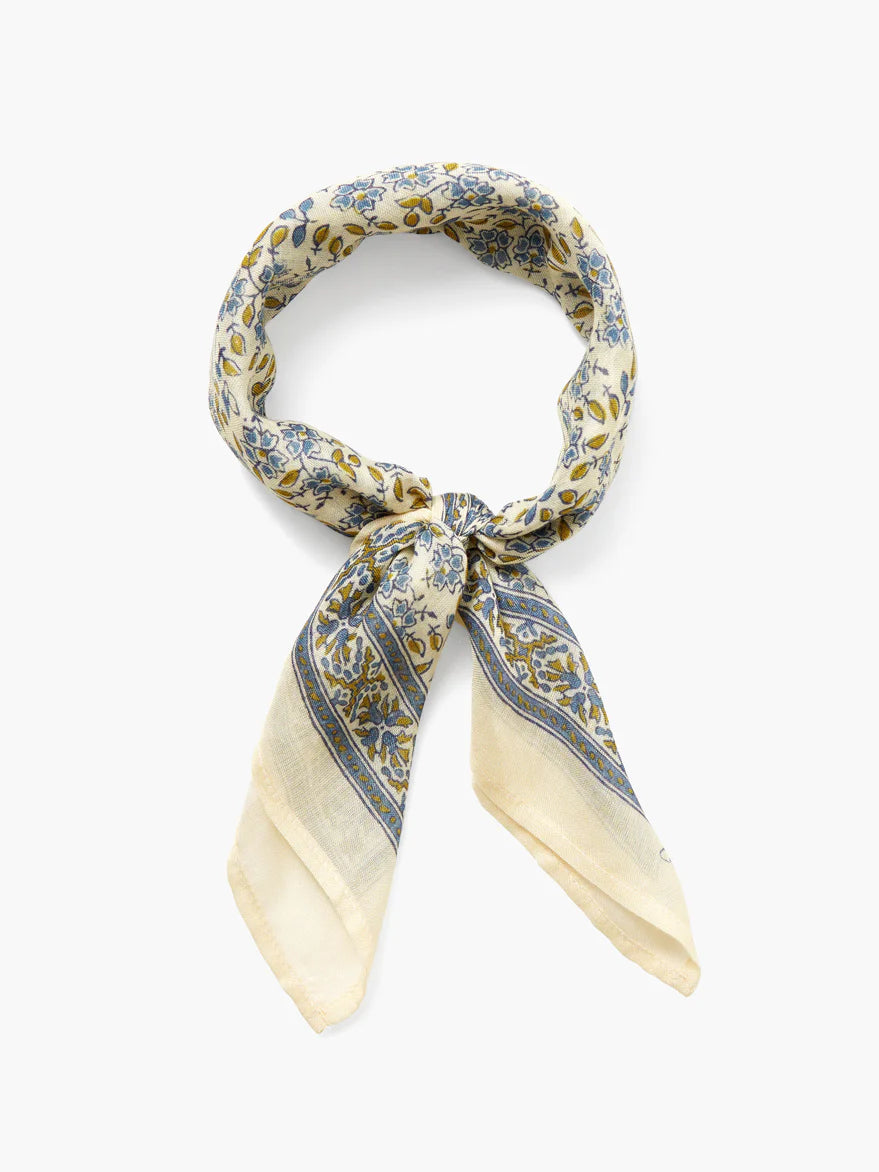 Chan Luu Border Print Bandana in Num