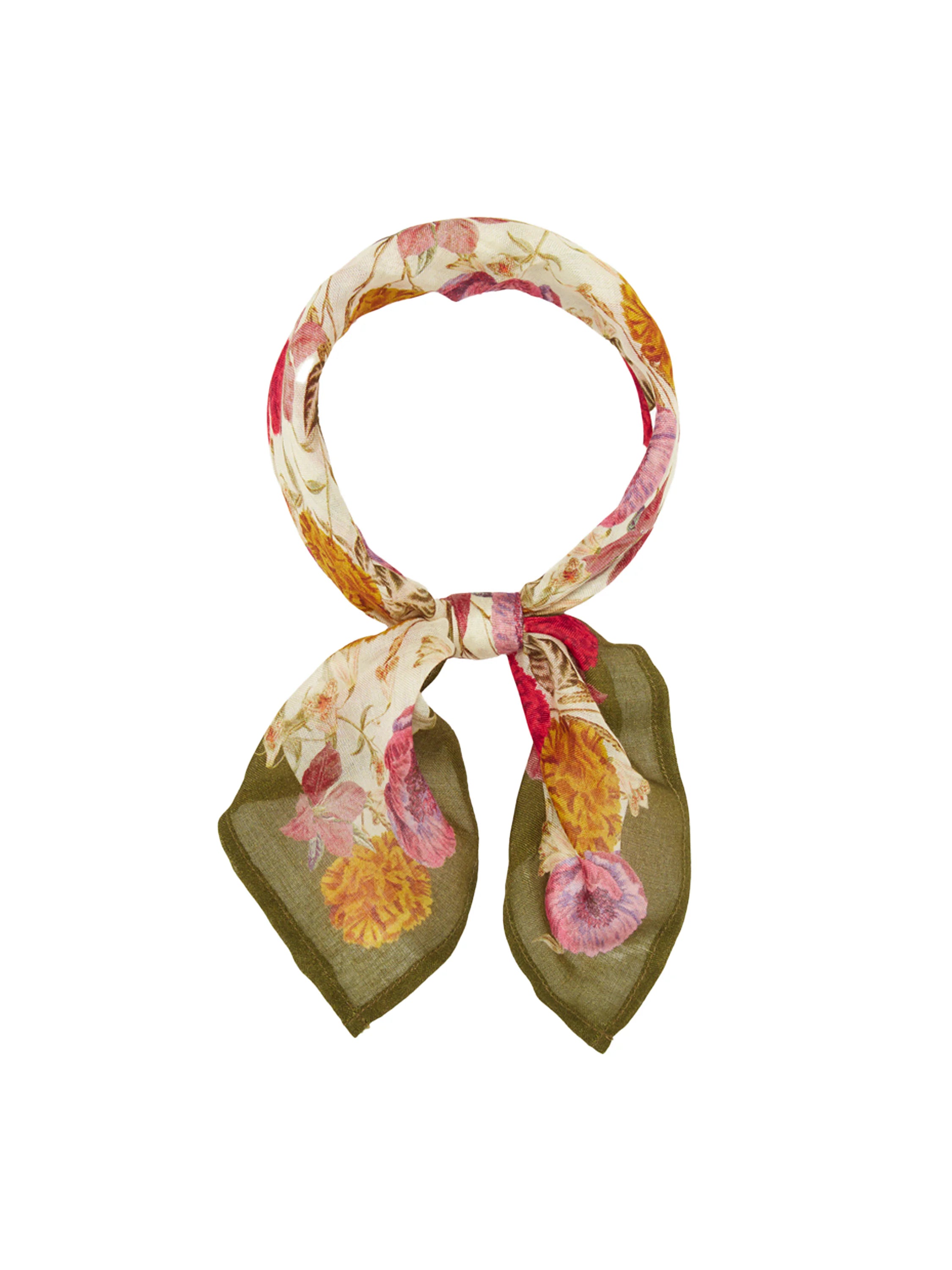 Chan Luu Multi Color Printed Bandana in Orm