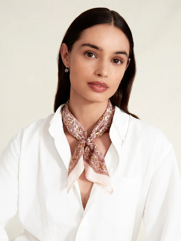 Chan Luu Border Print Bandana in Pkm