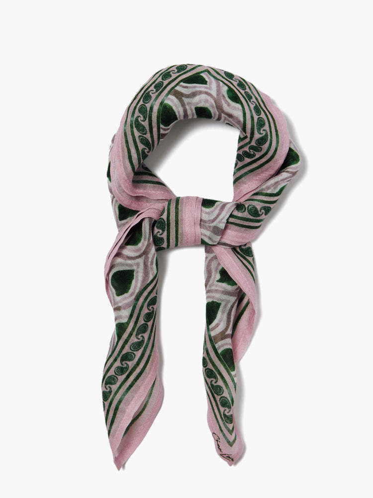 Chan Luu Geo Print Bandana in Gri