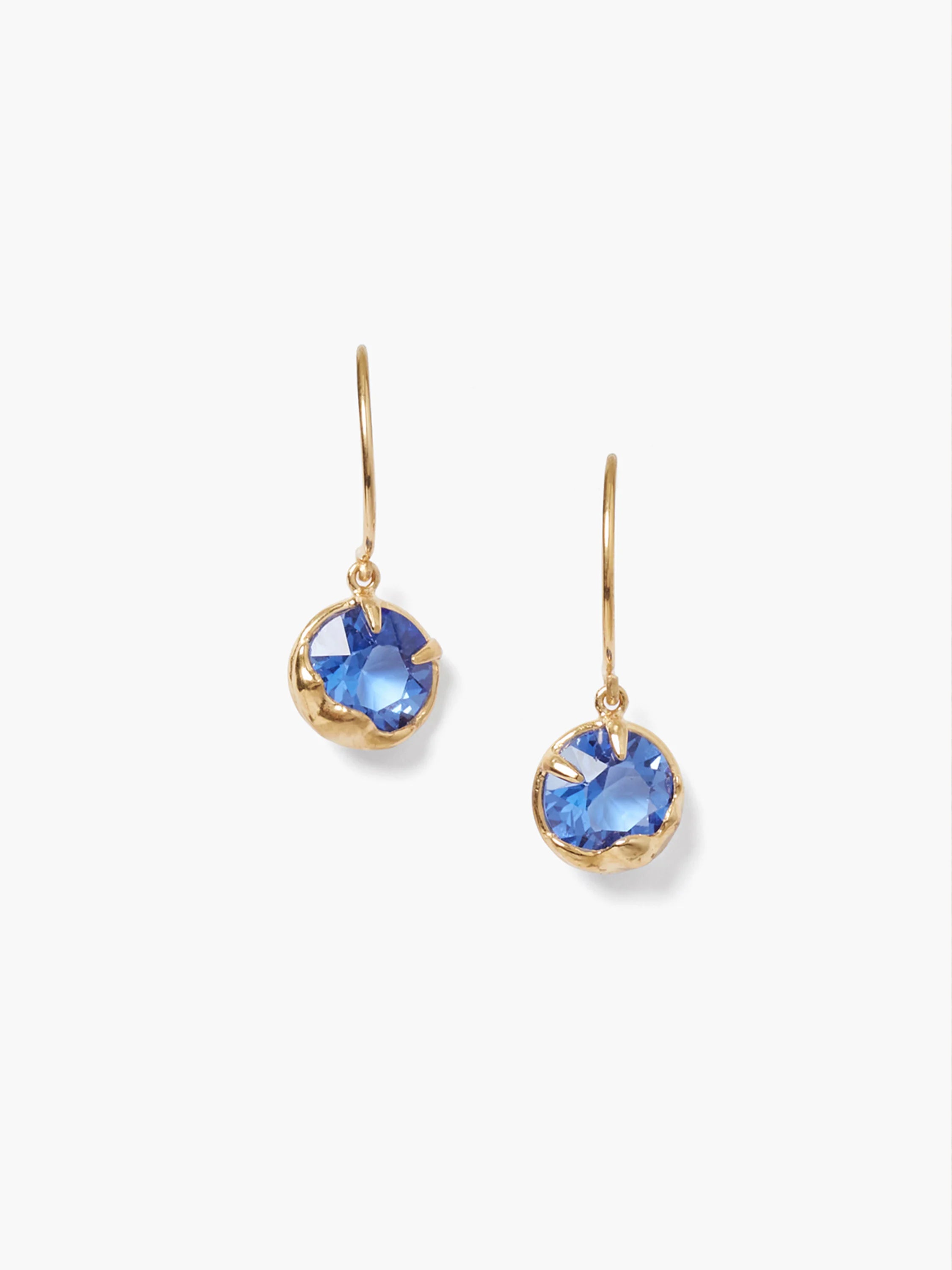 Chan Luu Single Stone Drop Earrings in Blu