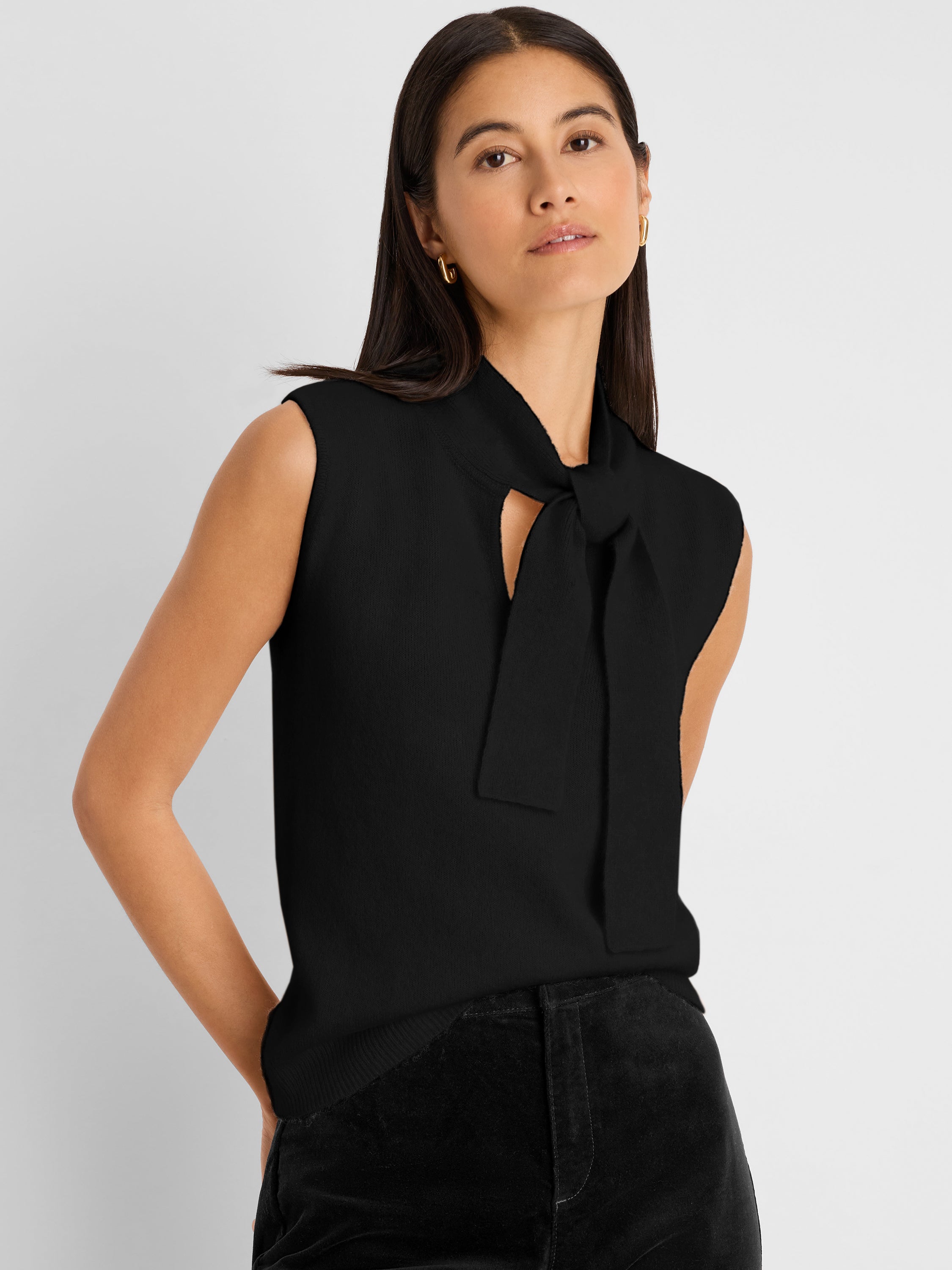 Gold Label Gold Label Cashmere Blend Bow Neck Tank product