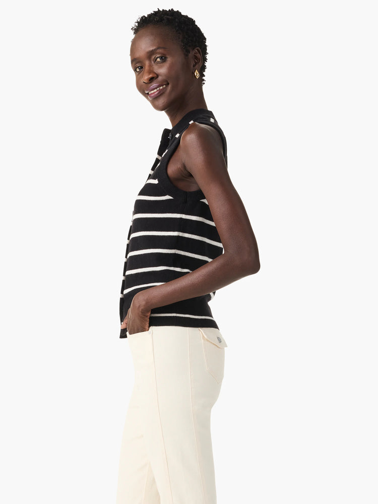 Striped Essential Sweater Vest in Blm