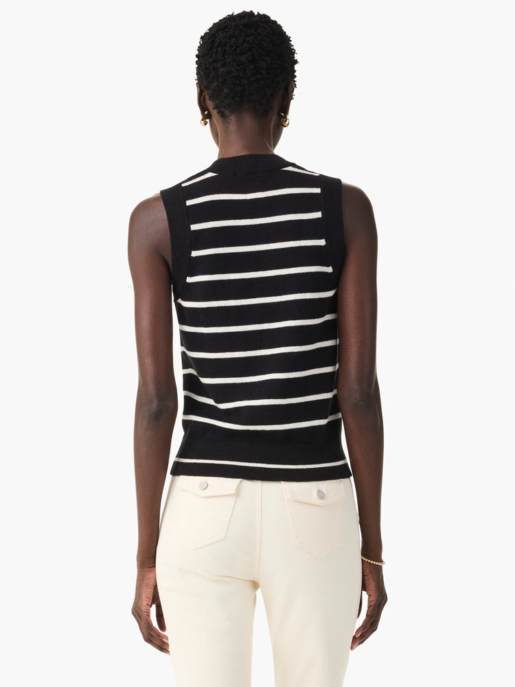 Striped Essential Sweater Vest in Blm