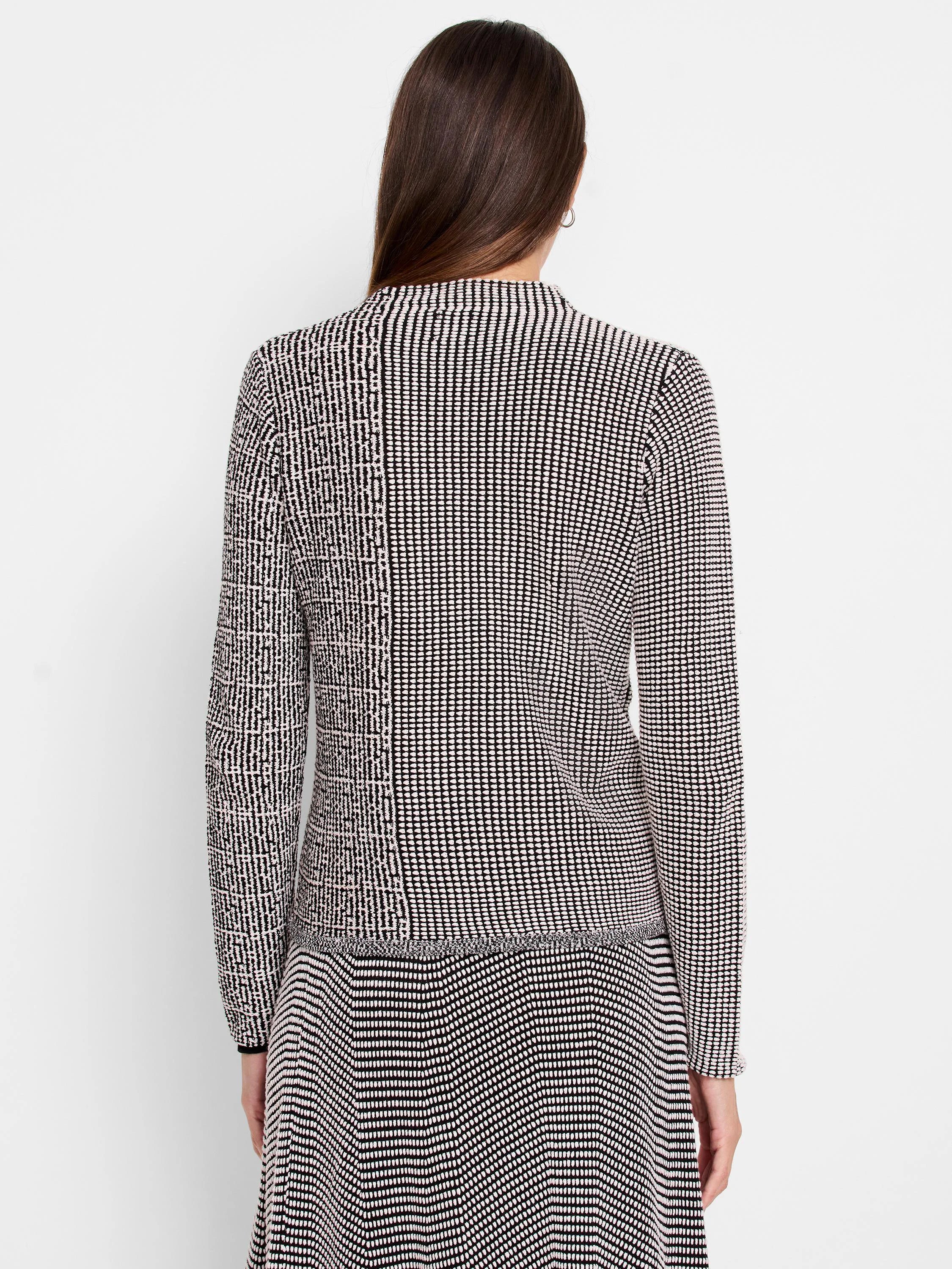 Pixel Knit Sweater in Cem