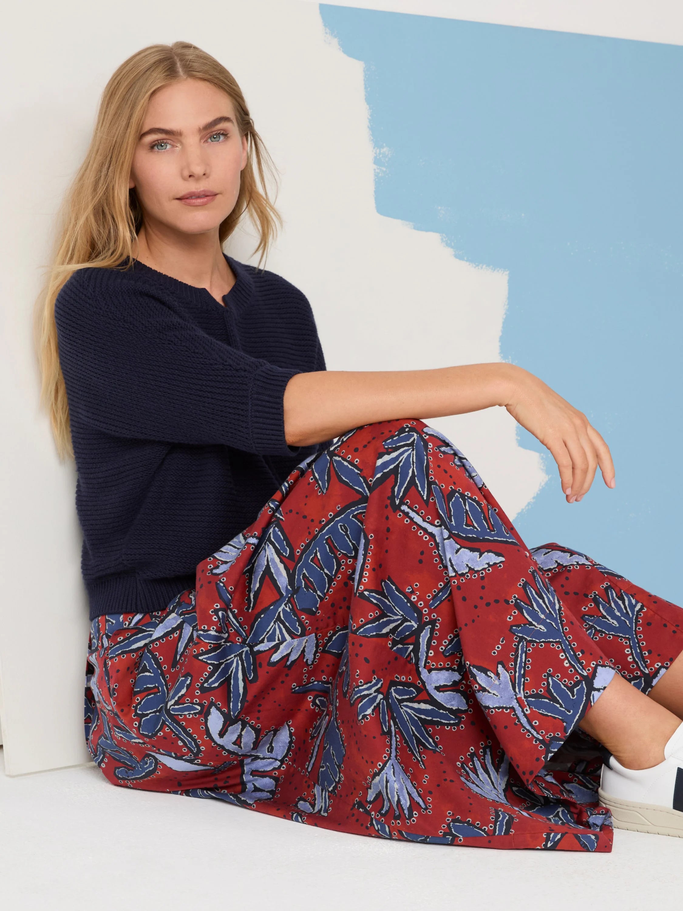 Easy Texture Sweater in Did