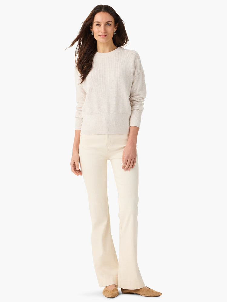 Stitched Crew Sweater in Clc