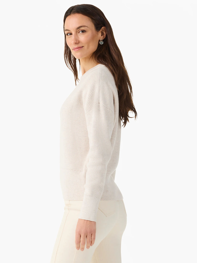 Stitched Crew Sweater in Clc