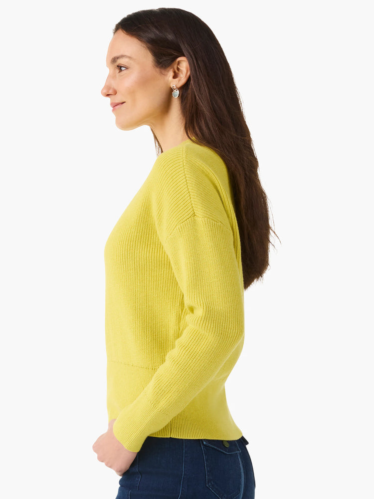 Stitched Crew Sweater in Lio