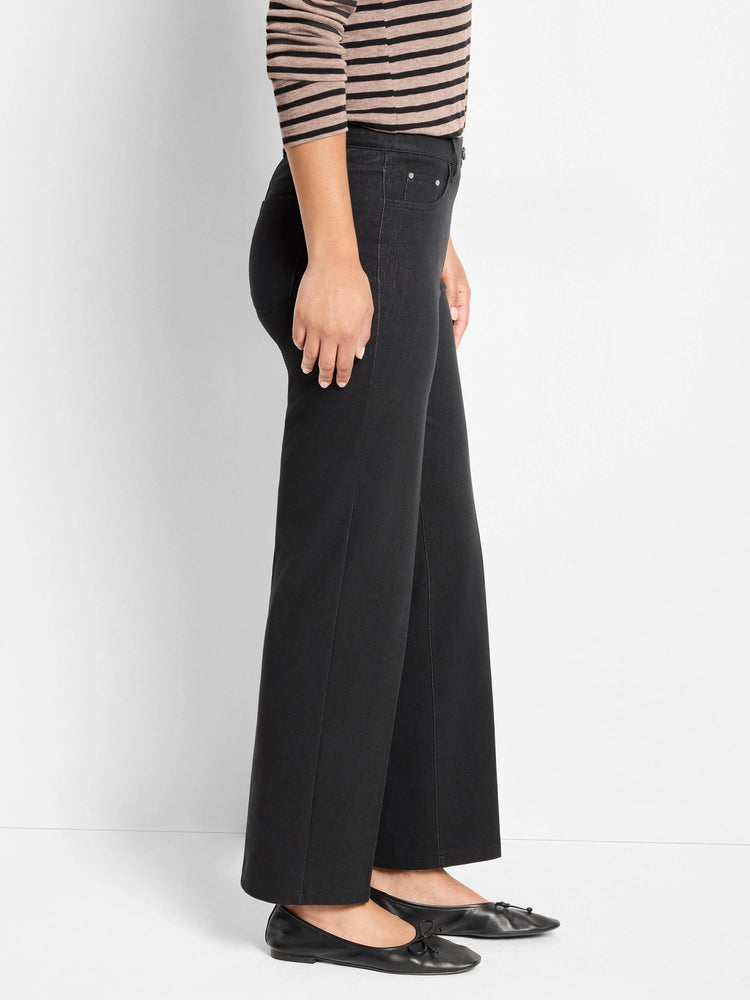 NIC+ZOE Recess Straight Knit Ankle Pull On Jeans product