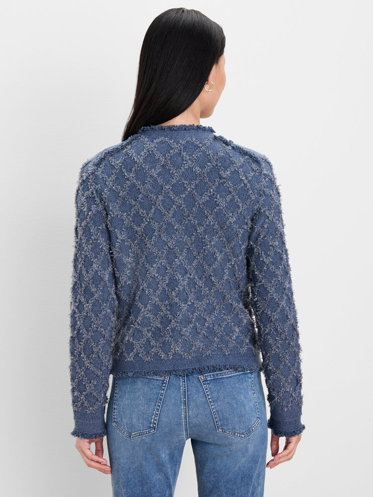 NIC+ZOE Diamond Fringe Knit Jacket product