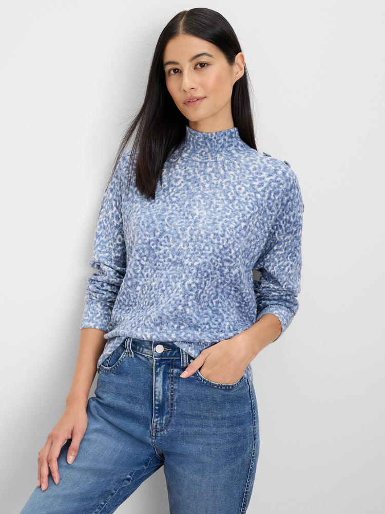 NIC+ZOE Cheetah Print Sweater product