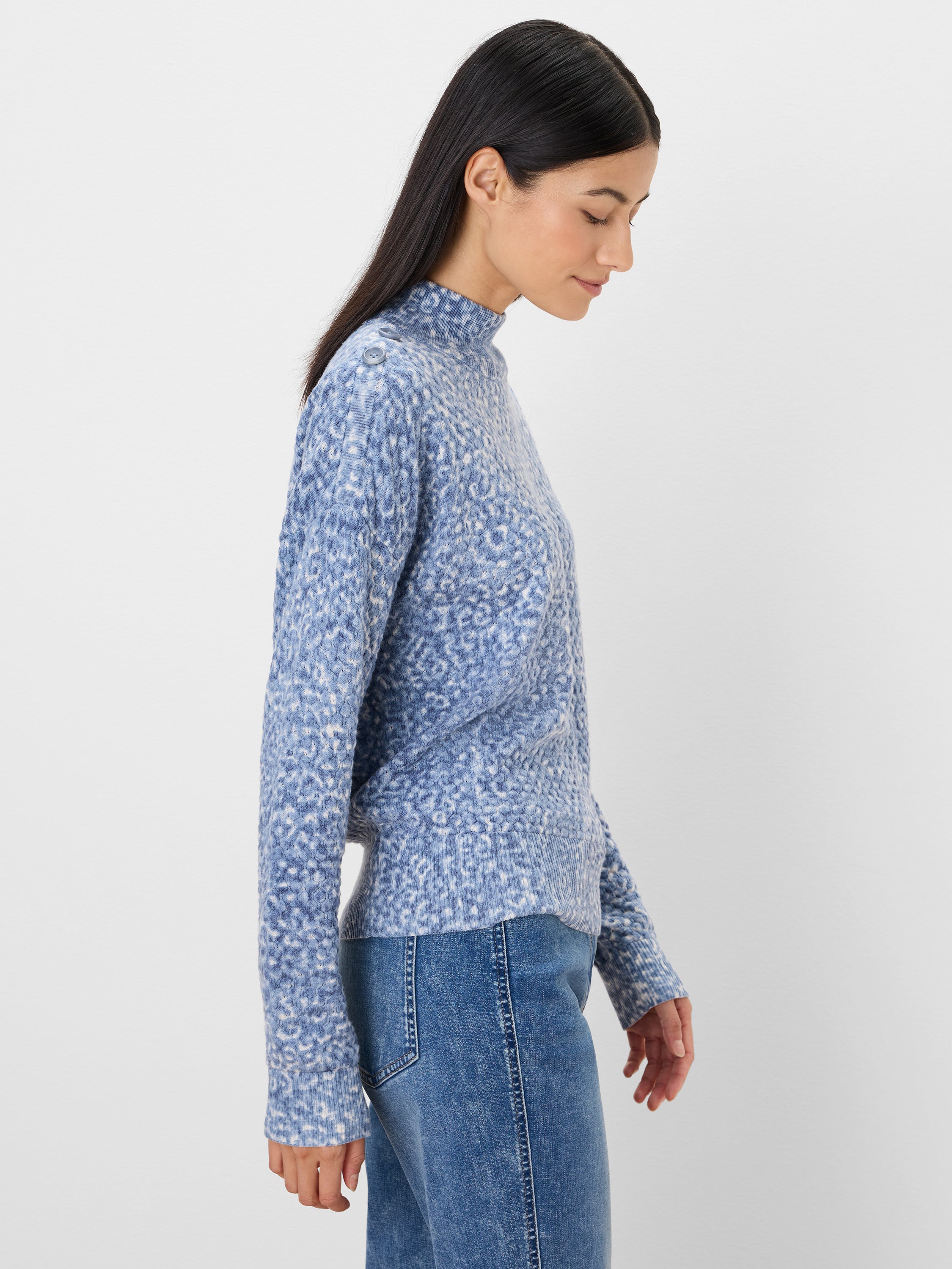 NIC+ZOE Cheetah Print Sweater product