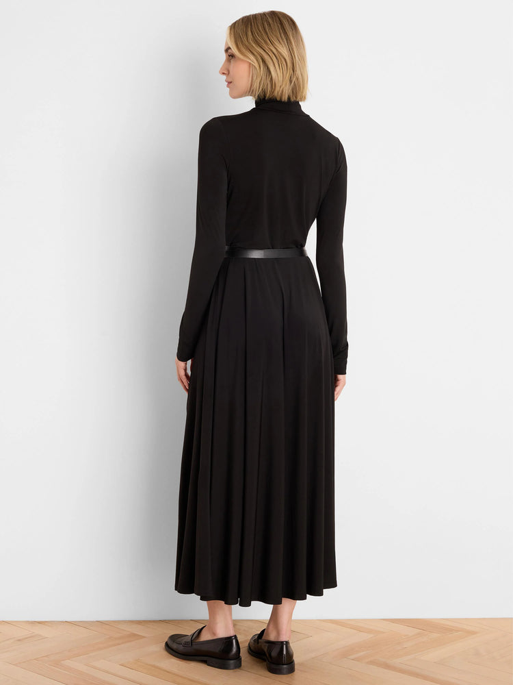 High Neck Victoria Dress in Blx