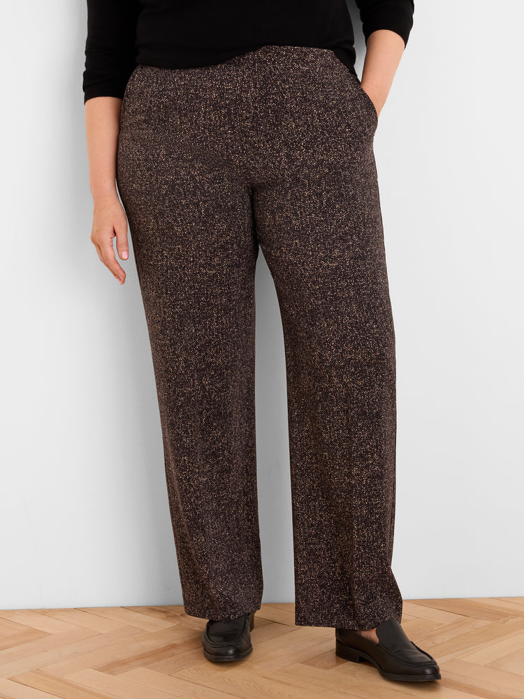 NIC+ZOE Lenox Wide Leg Printed Sleek Stretch Pant product