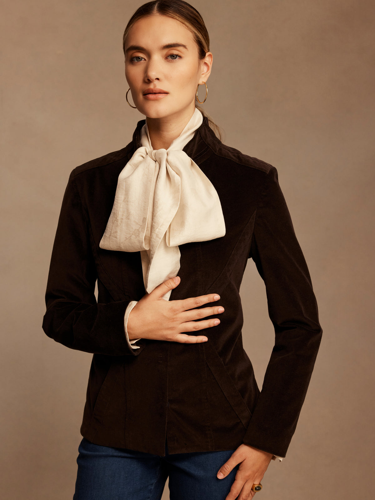NIC+ZOE Stretch Velvet Riding Jacket product