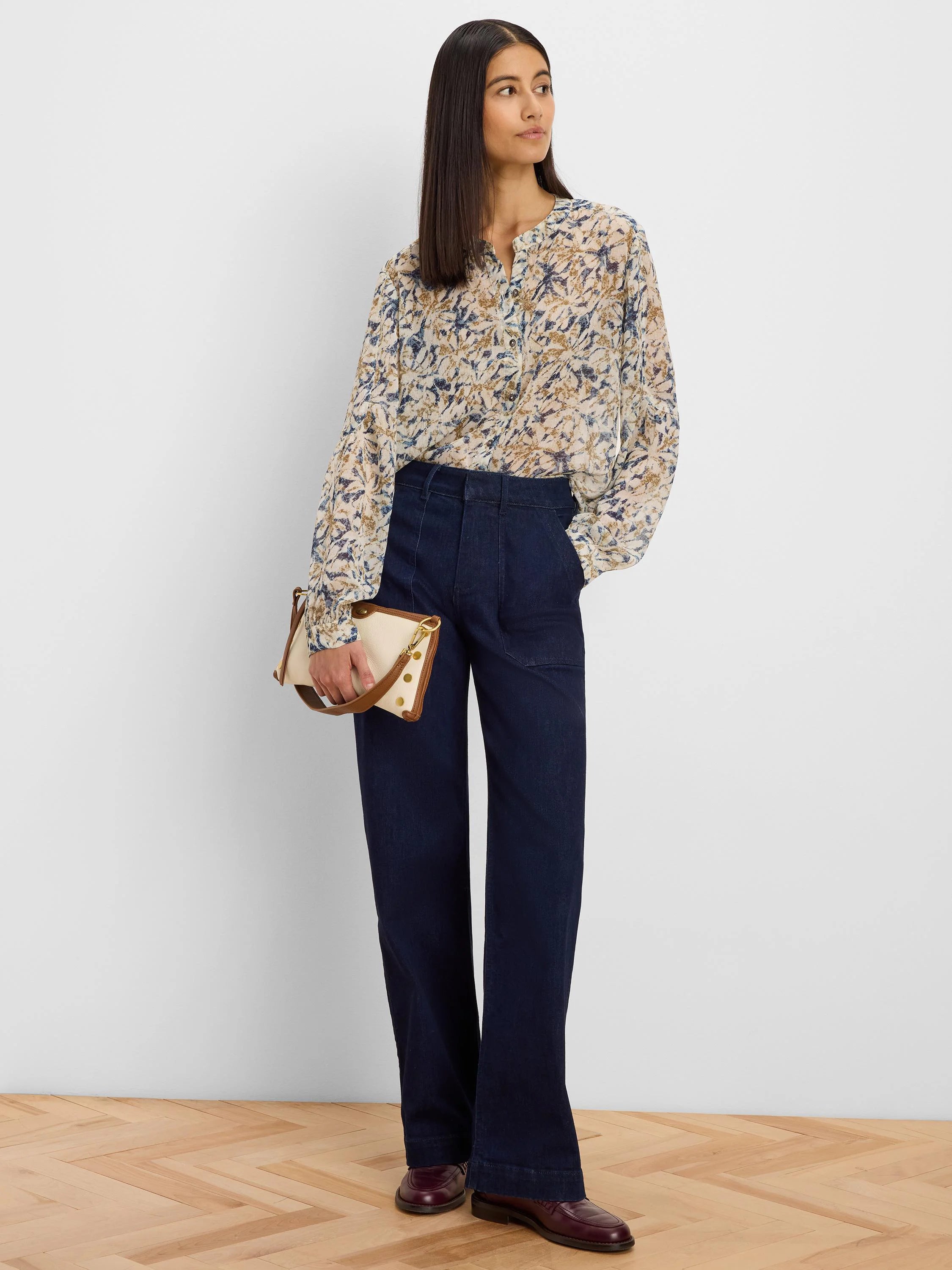 Bloomsbury Chiffon Shirt in Num