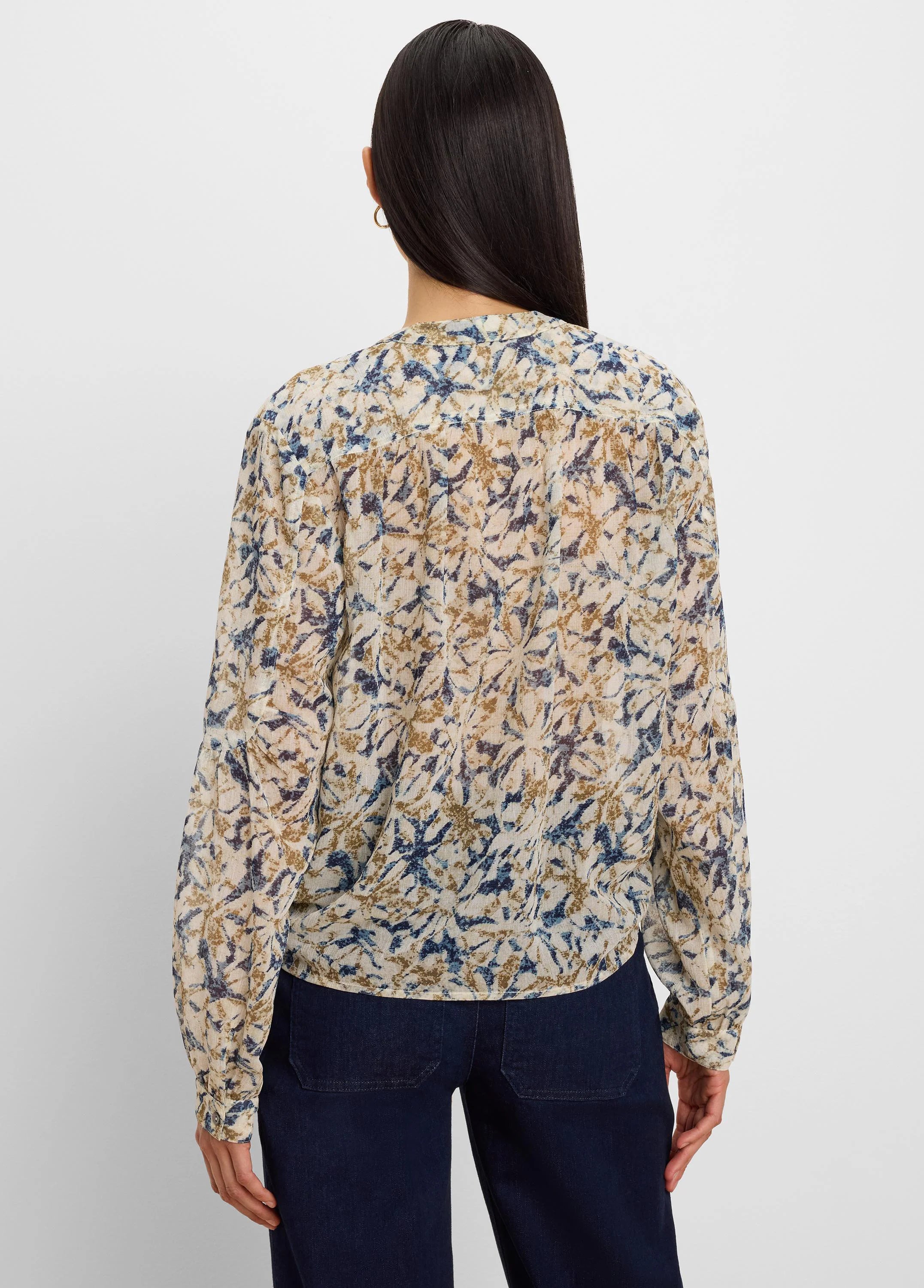 Bloomsbury Chiffon Shirt in Num