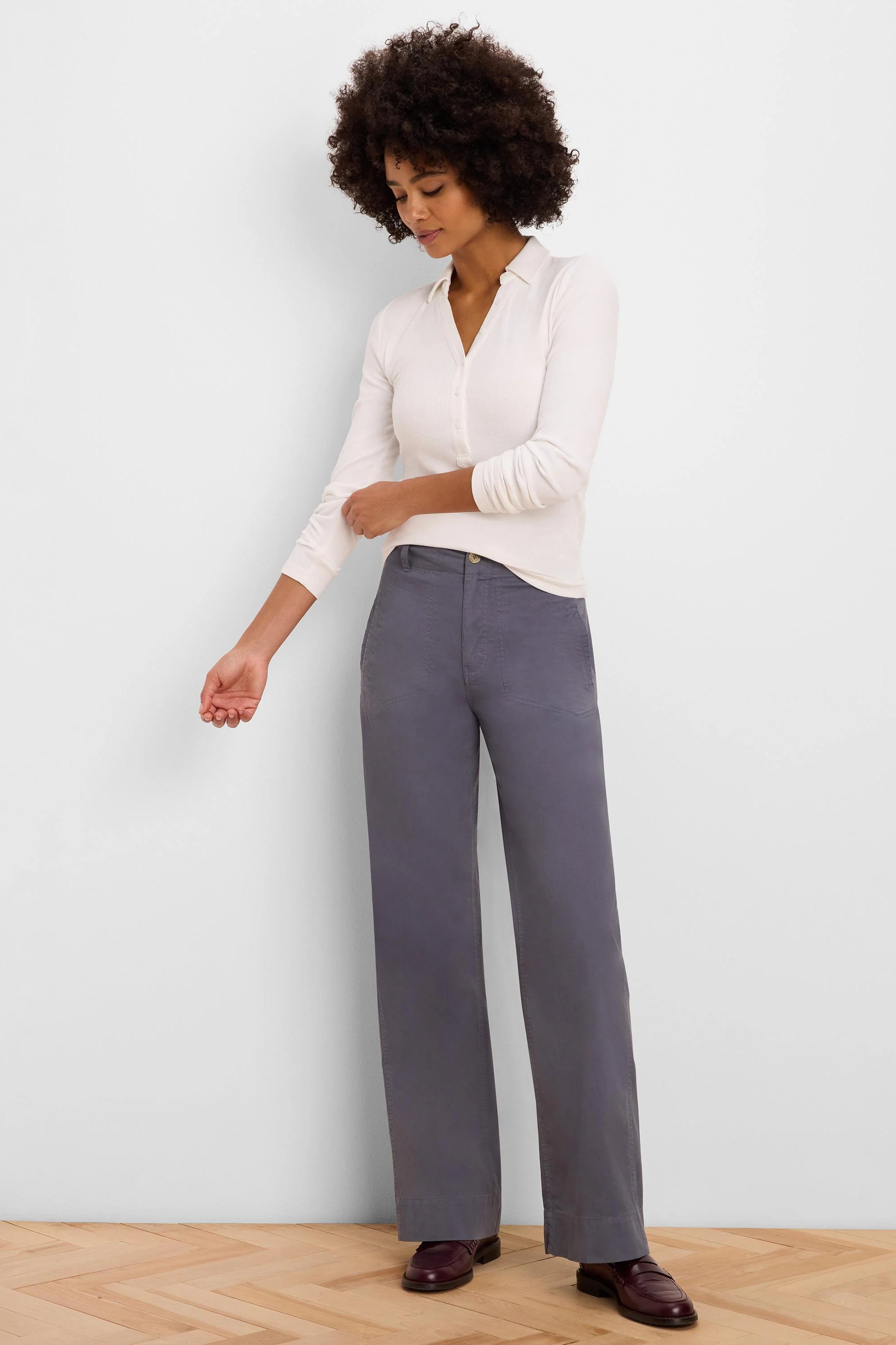 Highland Soft Stretch Angled Pocket Pant in Dkb