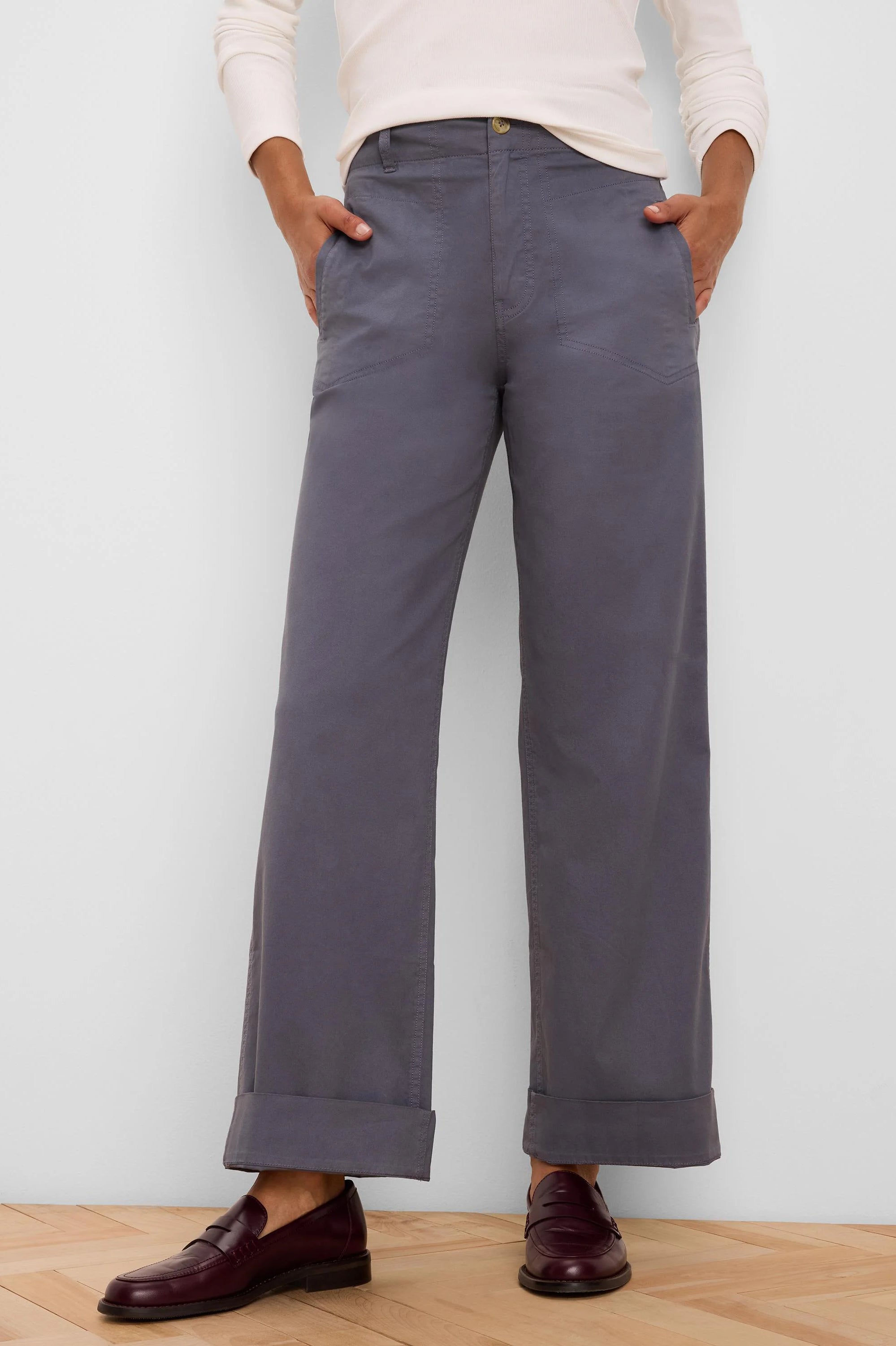 Highland Soft Stretch Angled Pocket Pant in Dkb