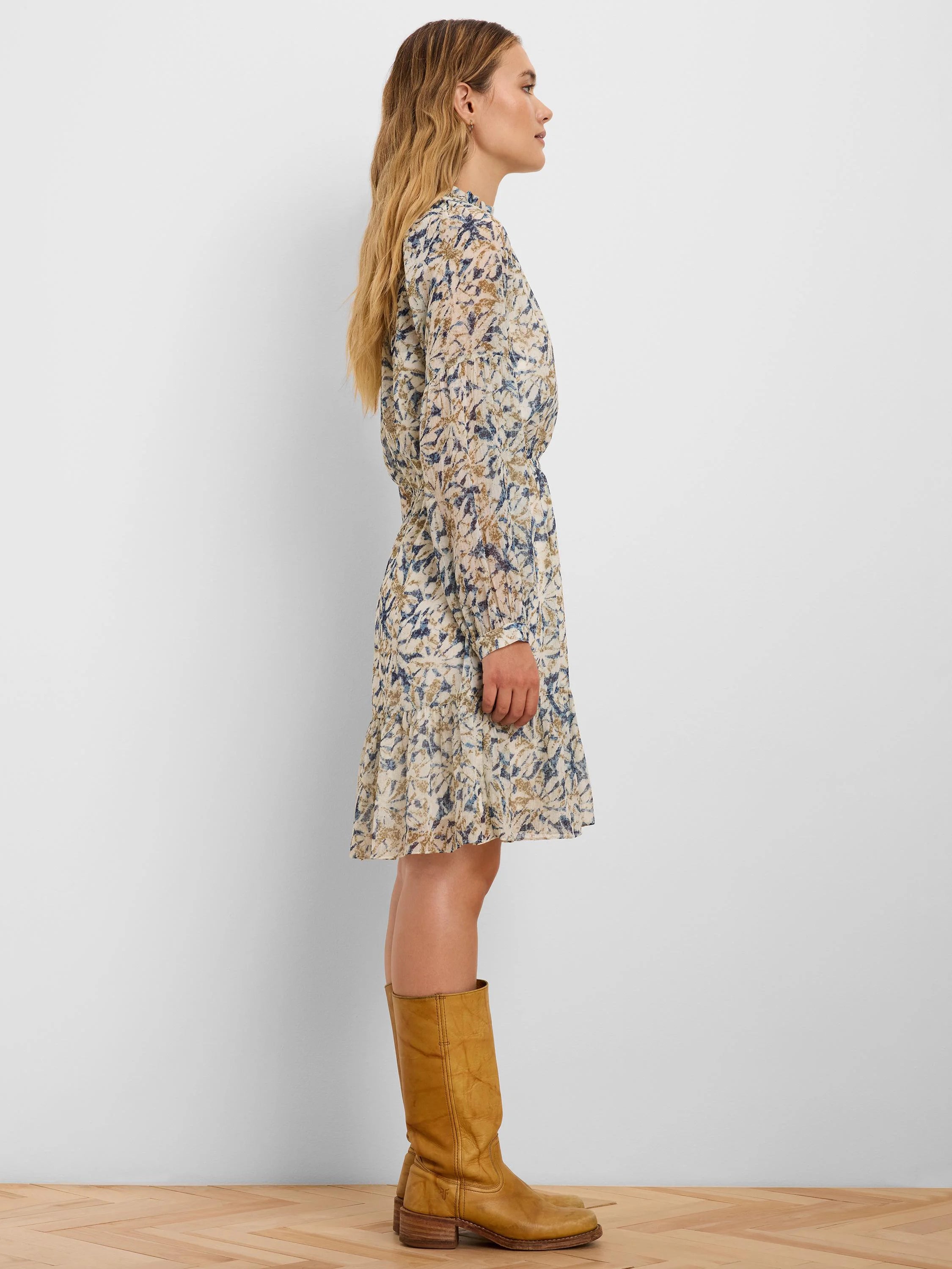 Bloomsbury Chiffon Dress in Num