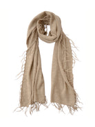 Meg Cohen Full Fringe Alpaca Scarf in Tnn