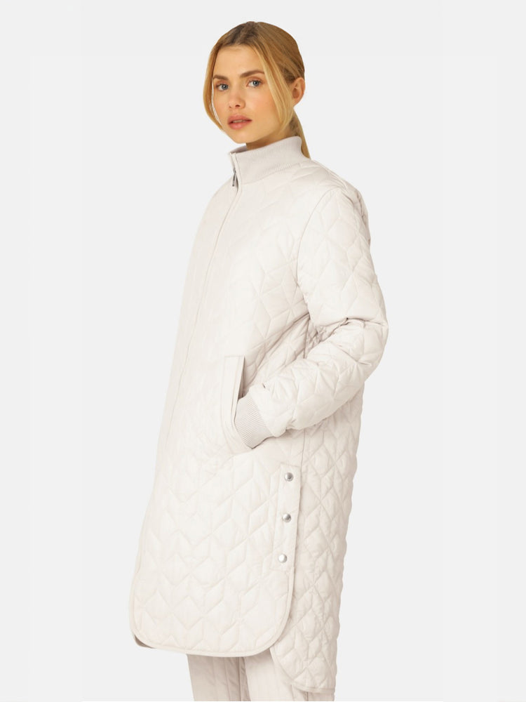 Ilse Jacobsen Ilse Jacobsen Quilted Coat With Rib Trim product
