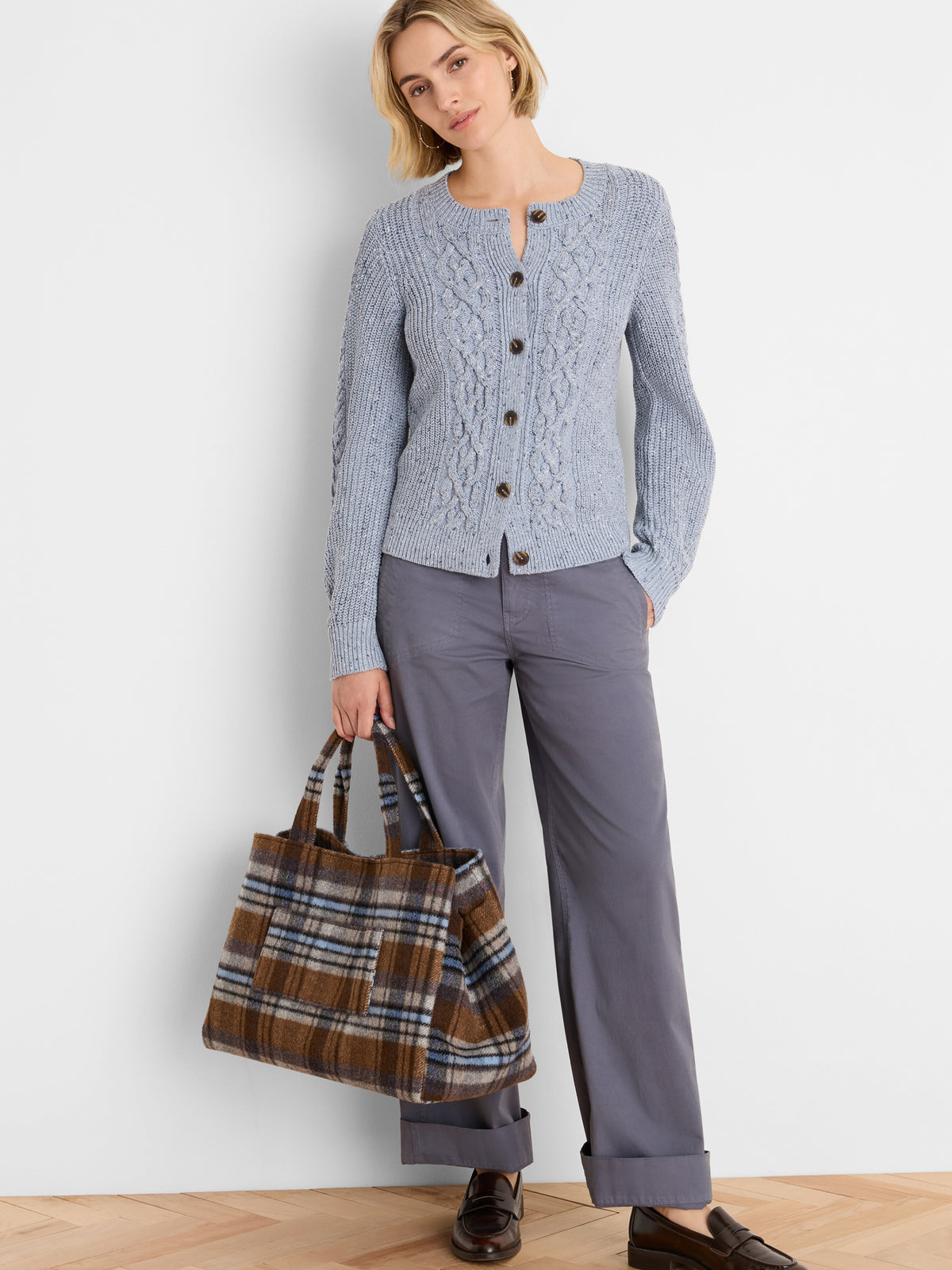 Hat Attack Hat Attack - Plaid Flannel Tote product
