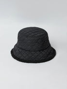 Hat Attack Quilted Bucket Hat in Blk