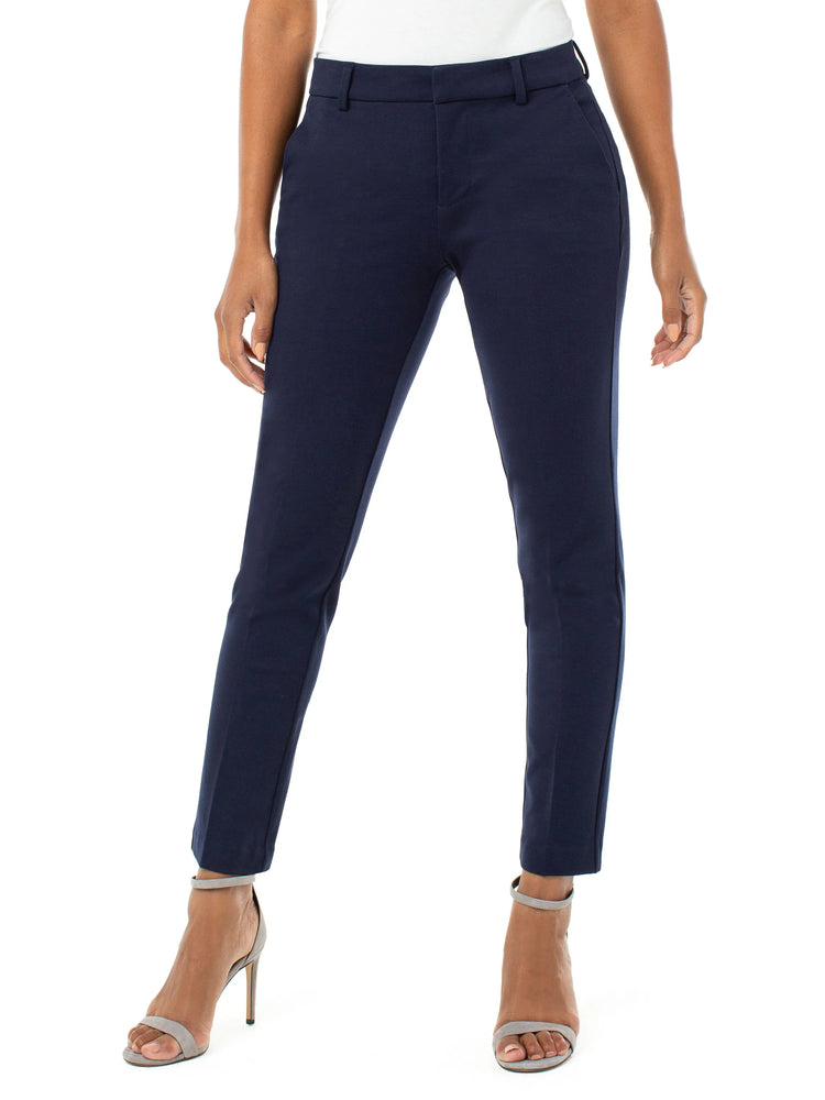 Liverpool Kelsey Knit Trouser in Nvy