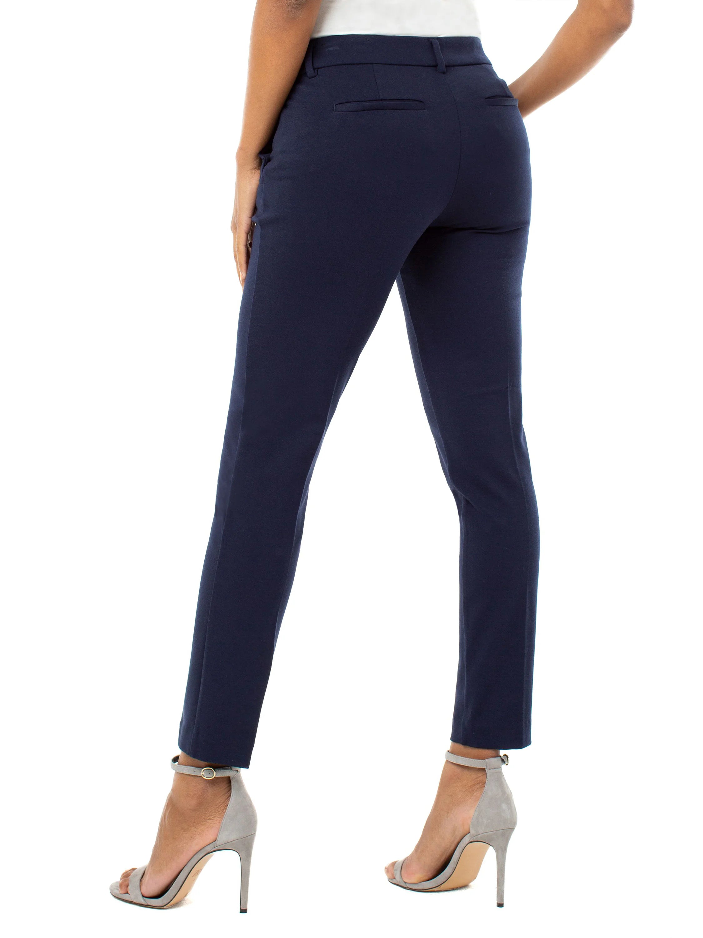 Liverpool Kelsey Knit Trouser in Nvy