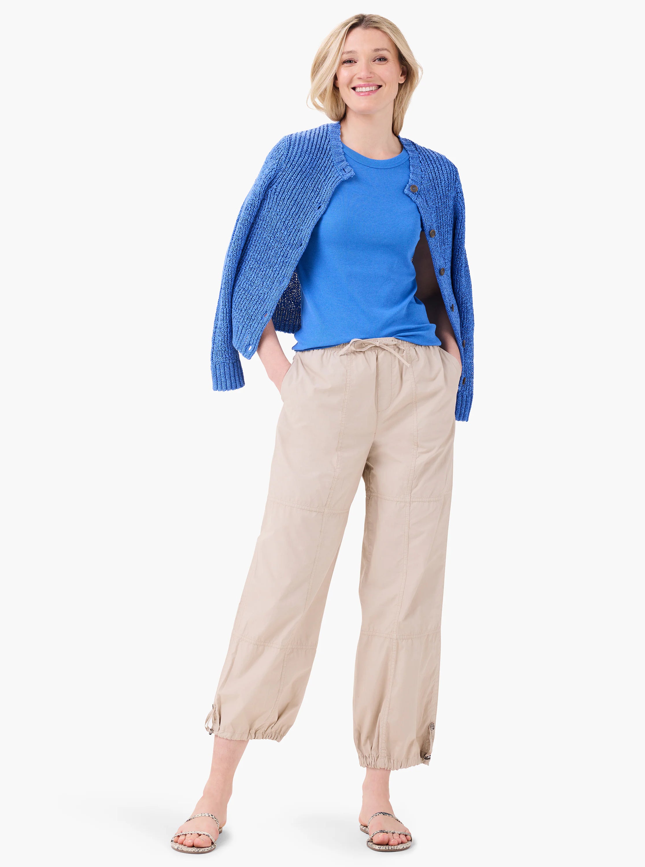 Perfect Knit Rib Short Sleeve Crew Tee in Trb