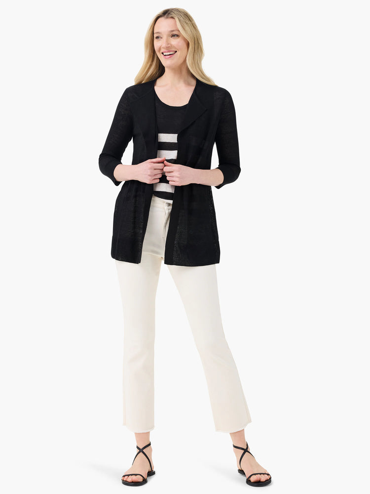 Featherweight Flyaway Cardigan in Blx