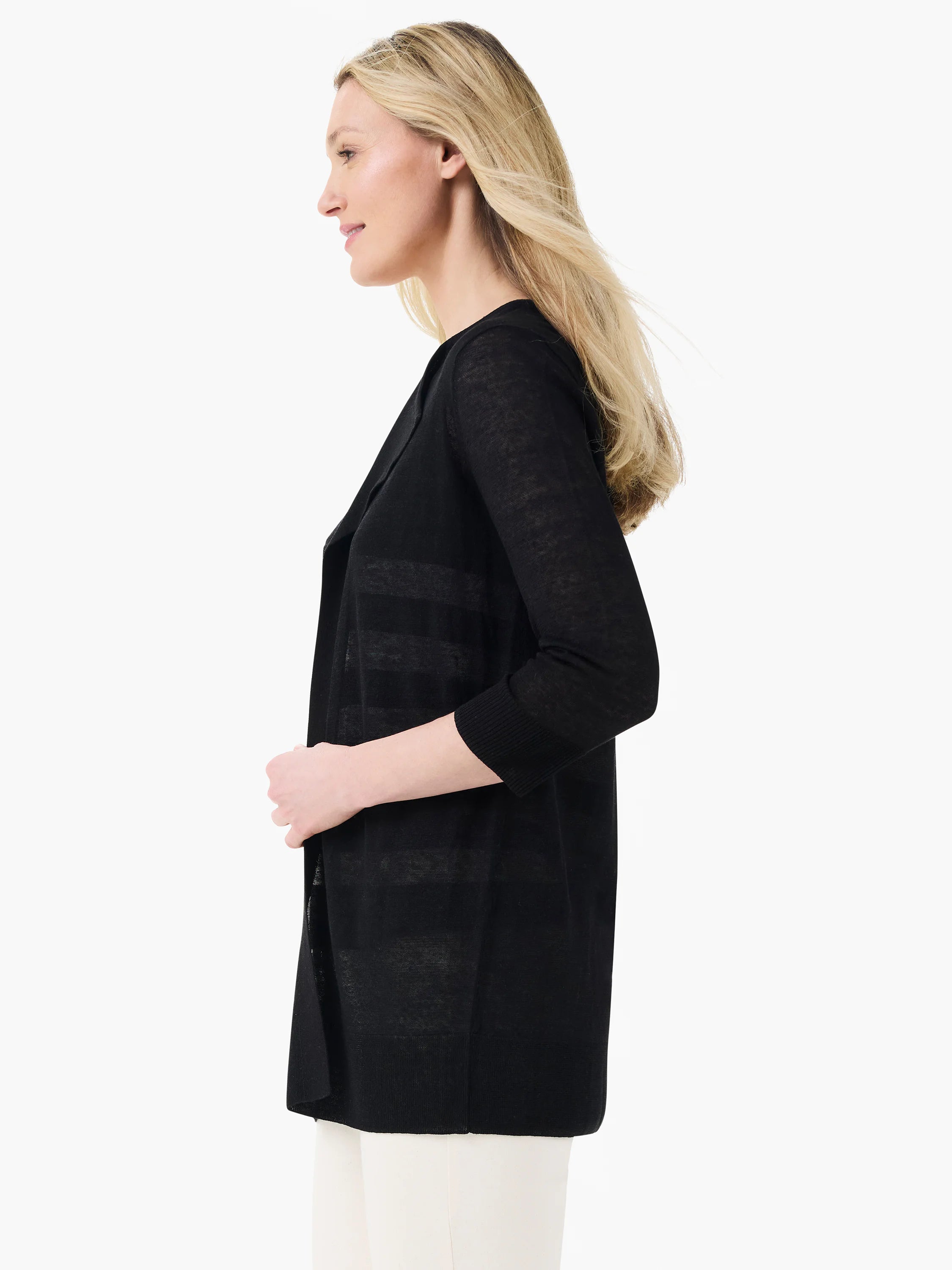 Featherweight Flyaway Cardigan in Blx