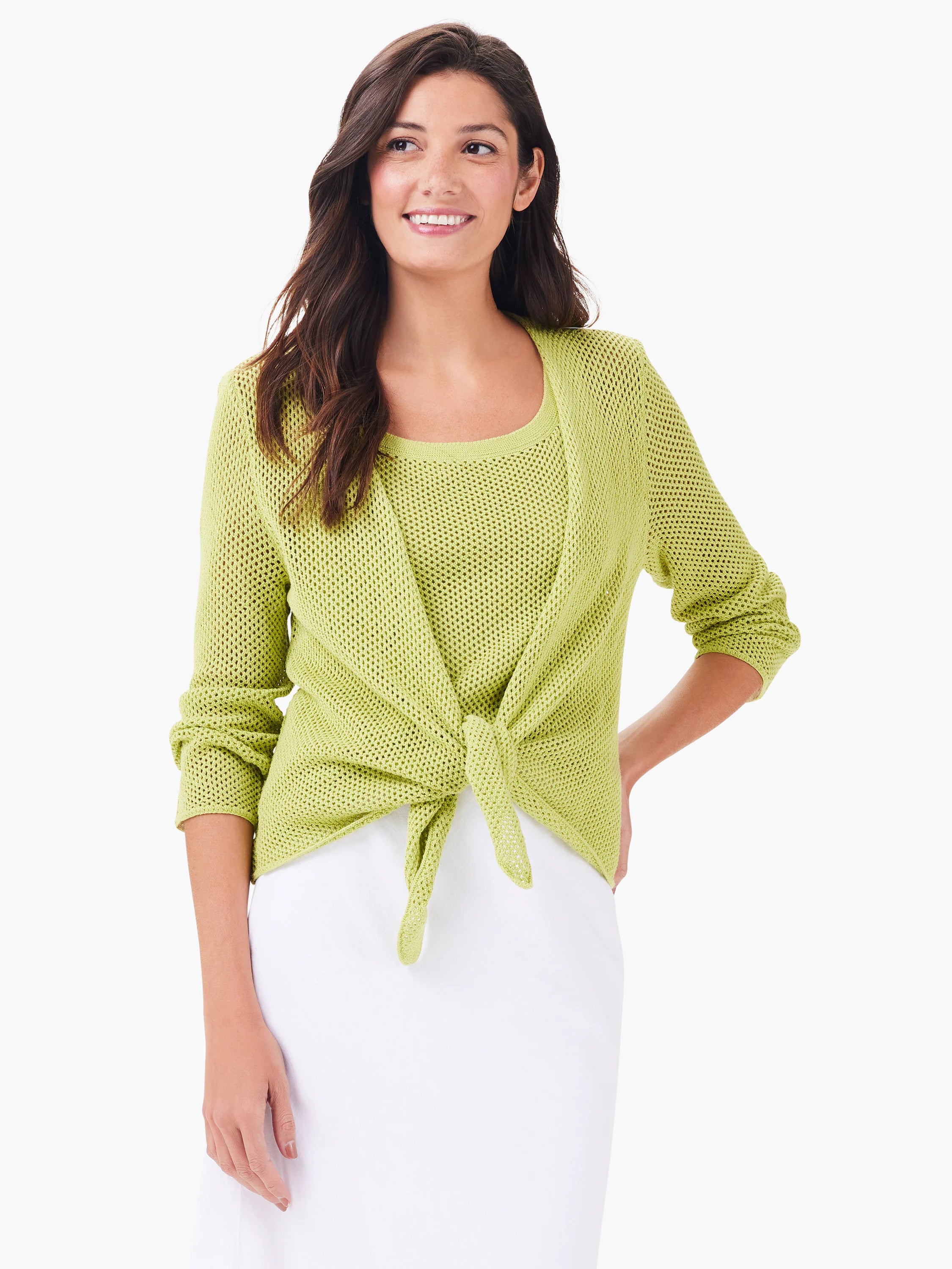 Mesh 4-way Cardigan in Ghp