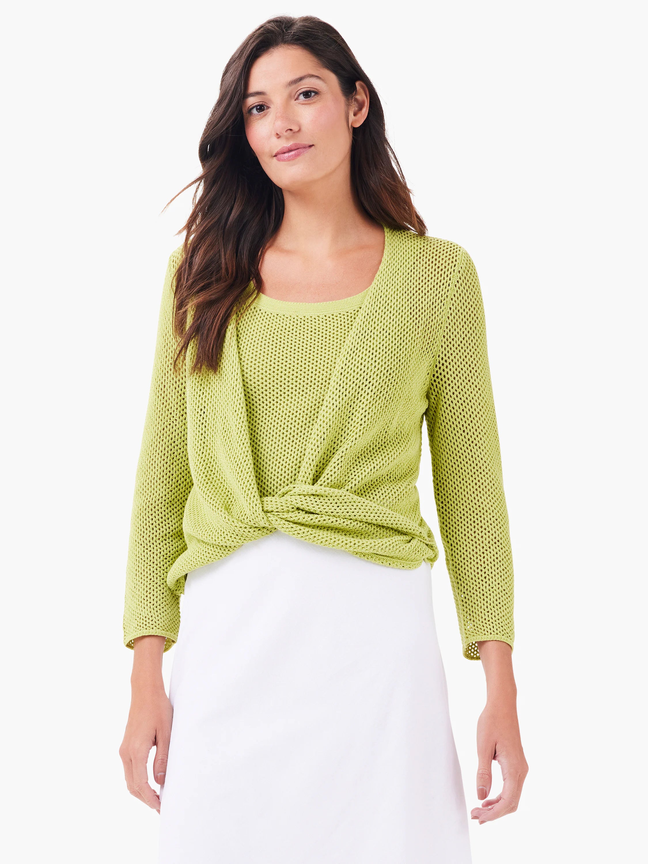 Mesh 4-way Cardigan in Ghp