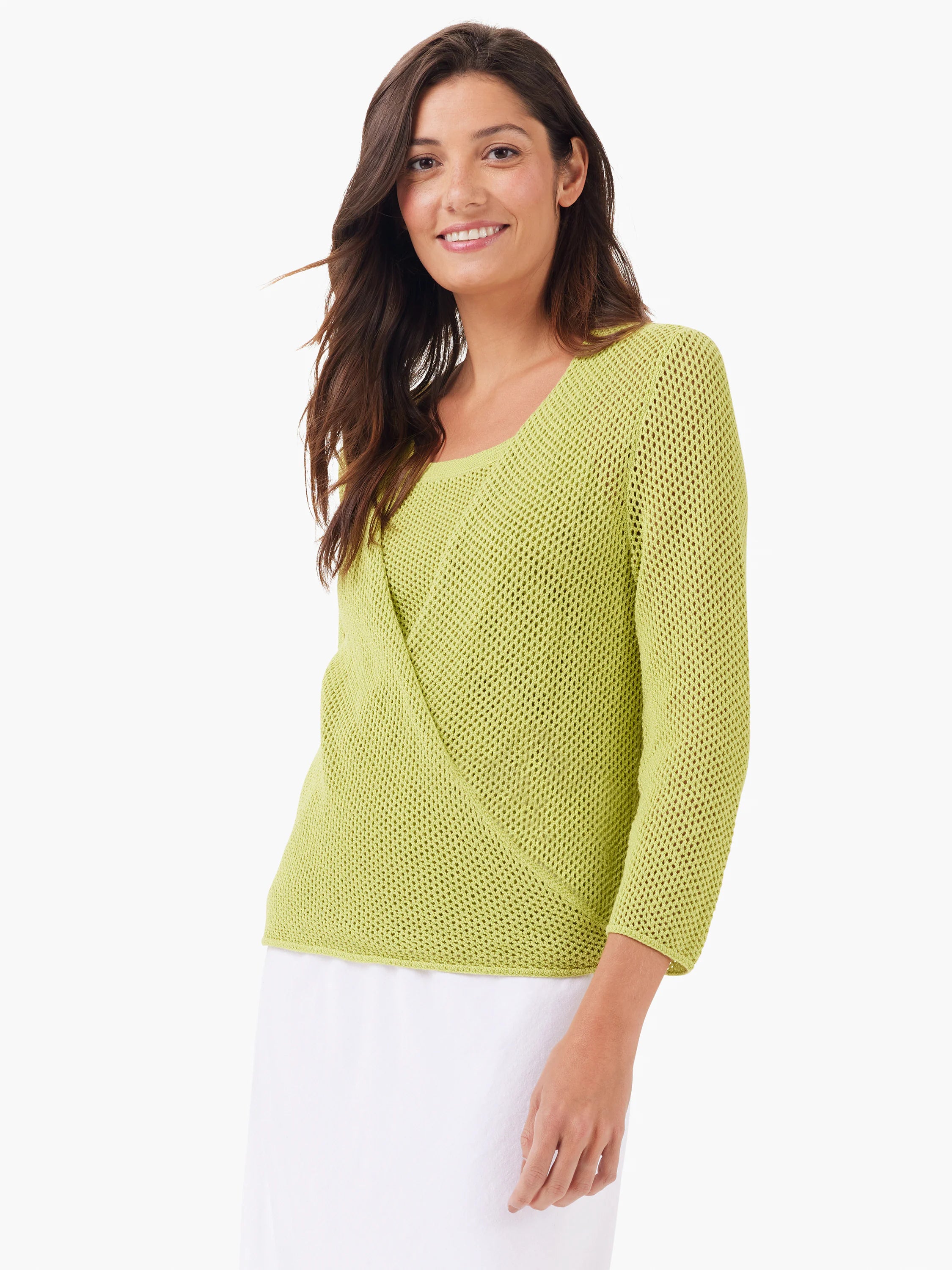 Mesh 4-way Cardigan in Ghp