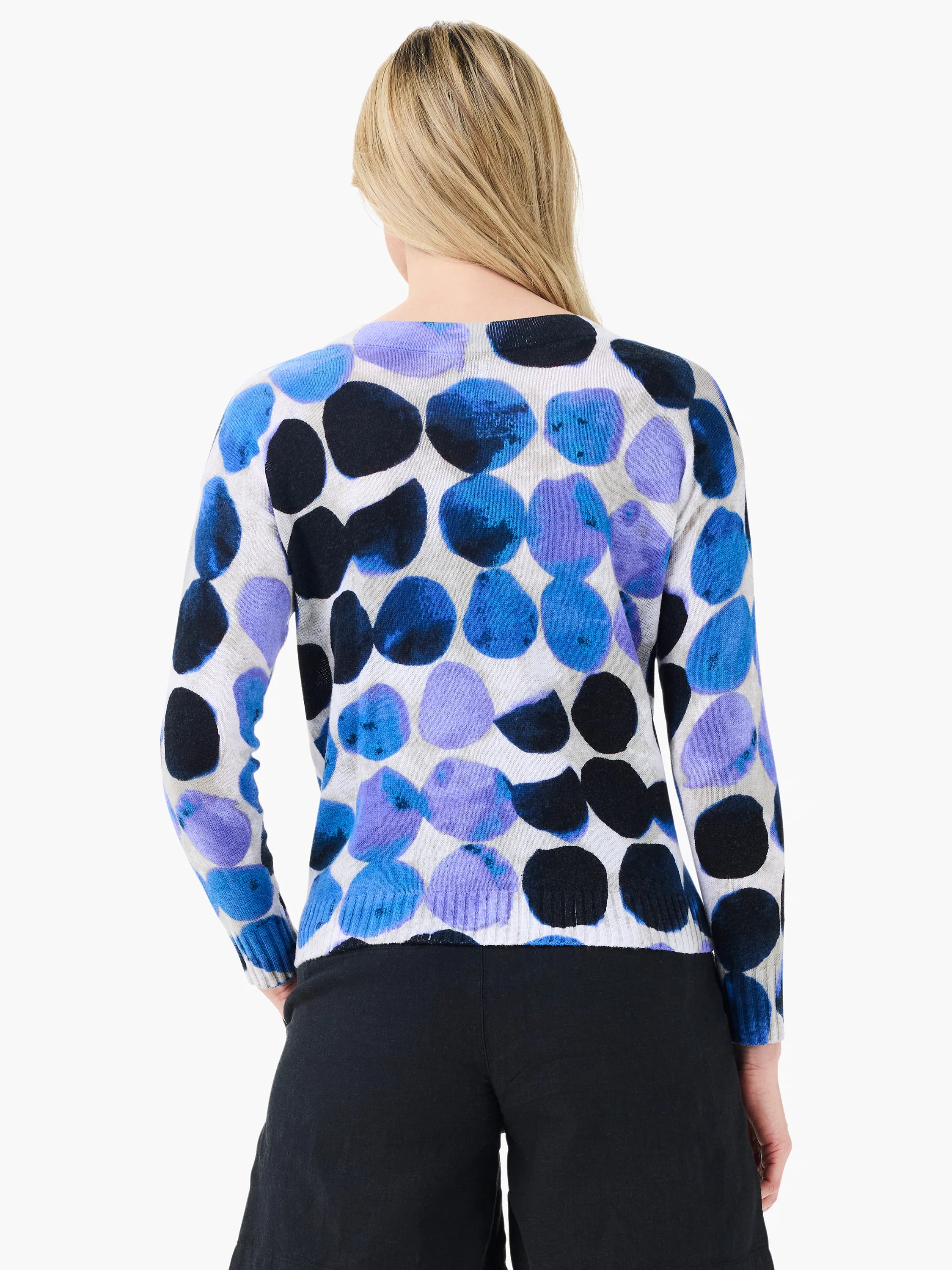Midnight Dot Supersoft Sweater in Blt