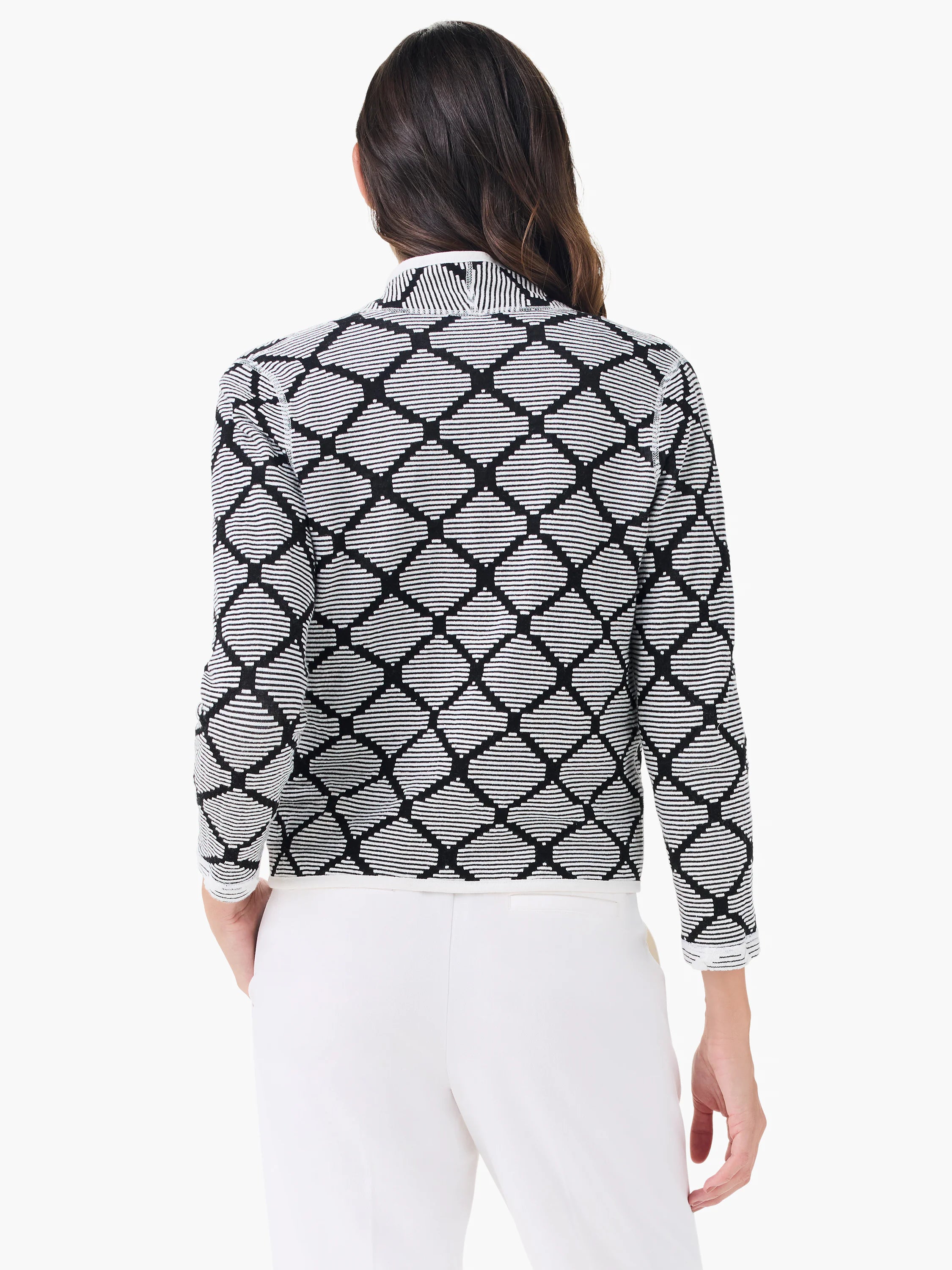 Day + Night Reversible Knit Jacket in Wmt