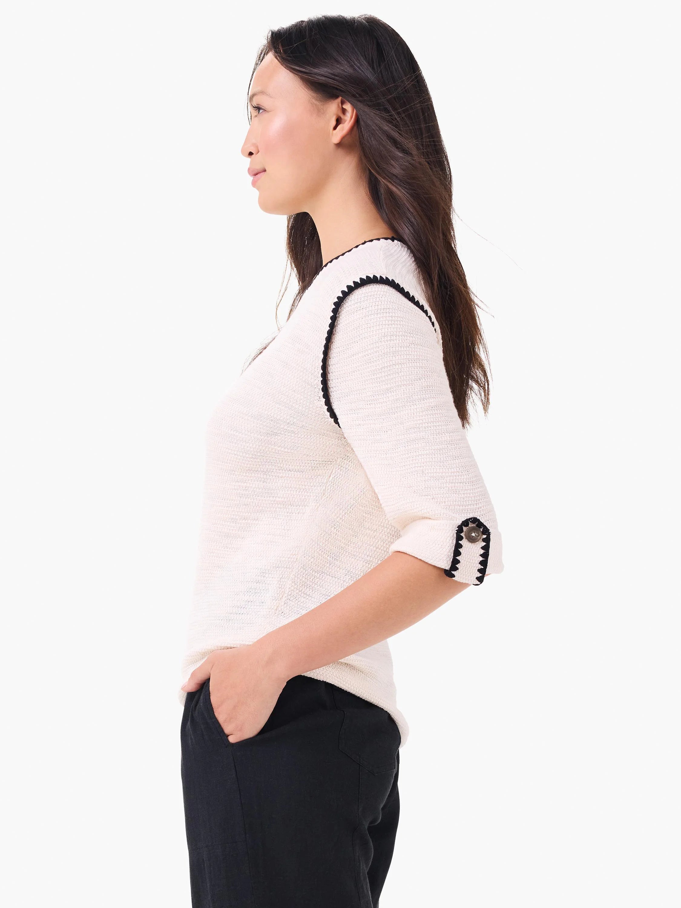 Stitched Up Sweater in Cns