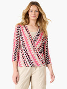 Pixel Sunset 4-way Cardigan in Pkm