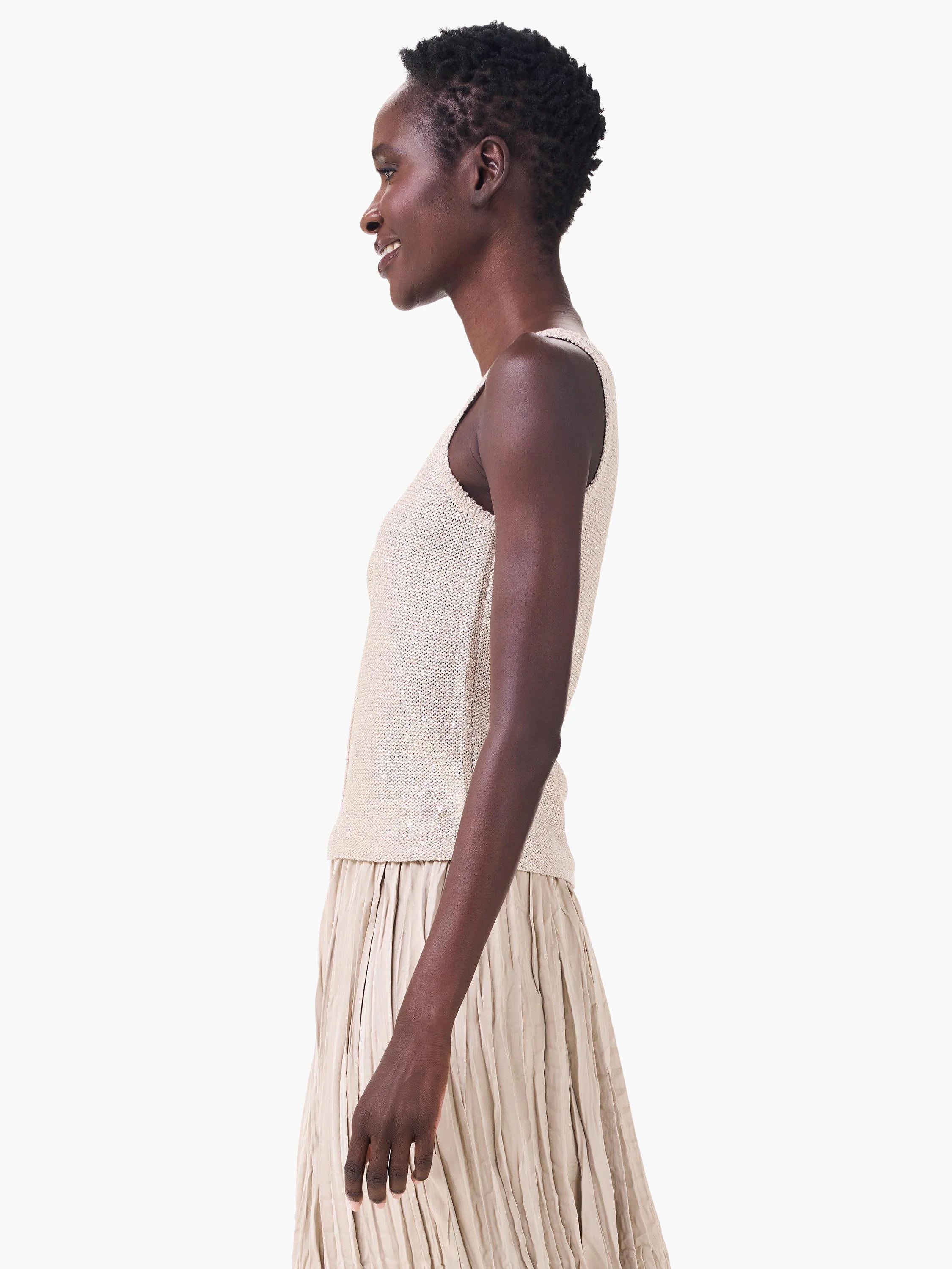 Subtle Sparkle Tank in Brw