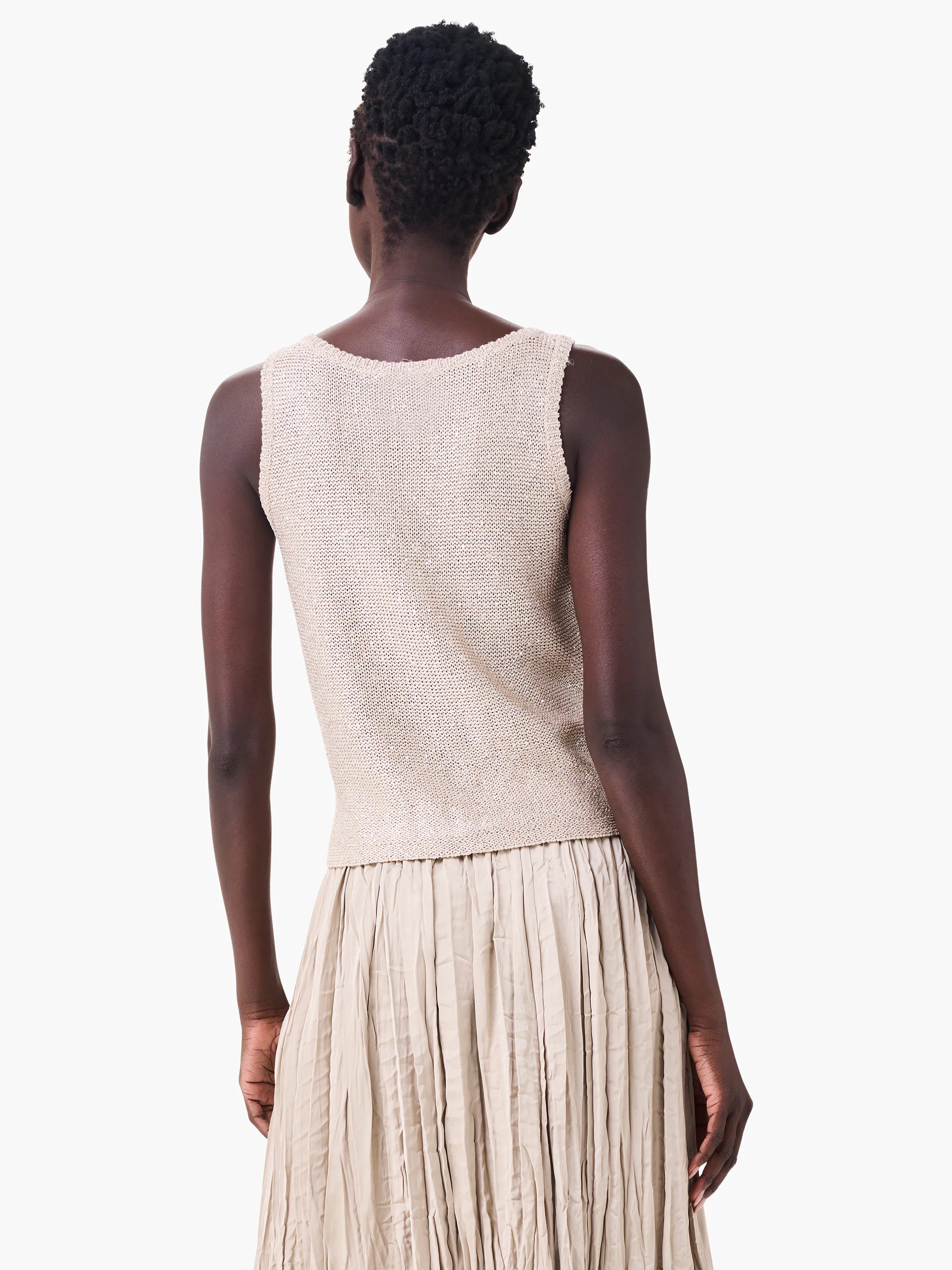 Subtle Sparkle Tank in Brw