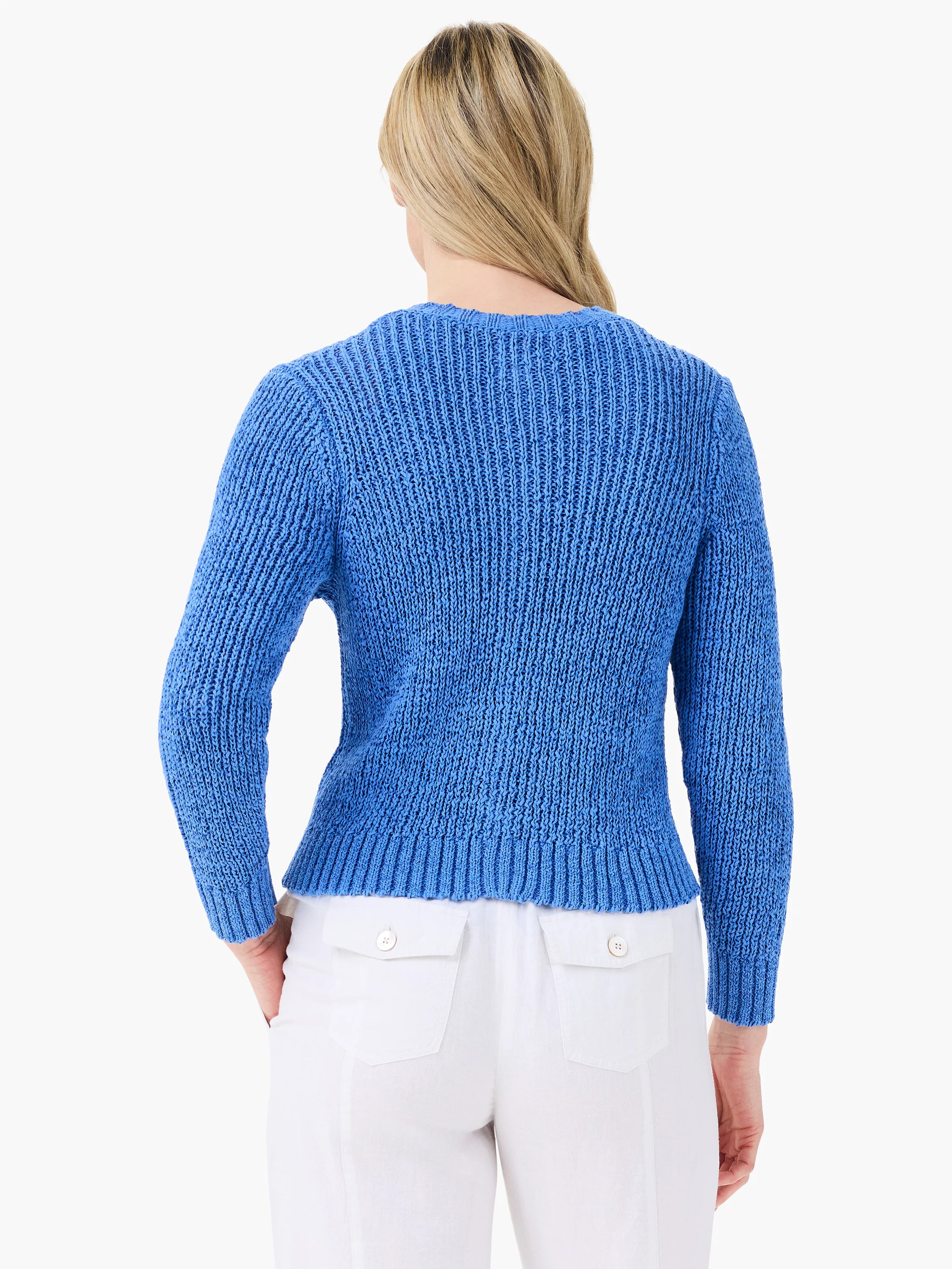 Tape Yarn Button Cardigan in Trb