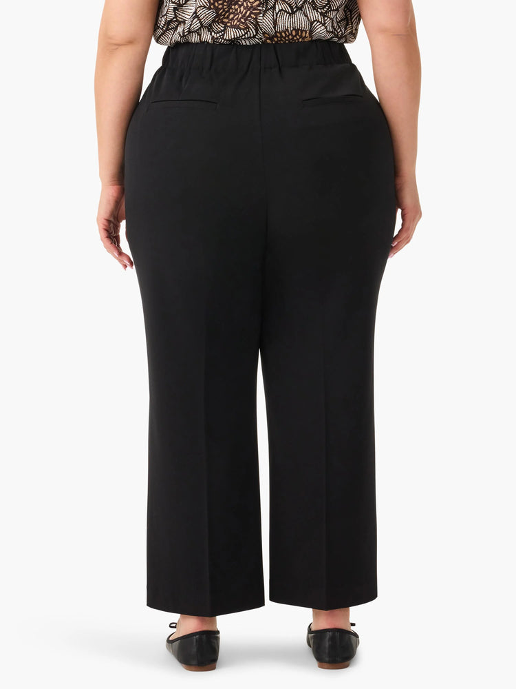 Avenue Summer Wide-leg Crop Trouser in Blx