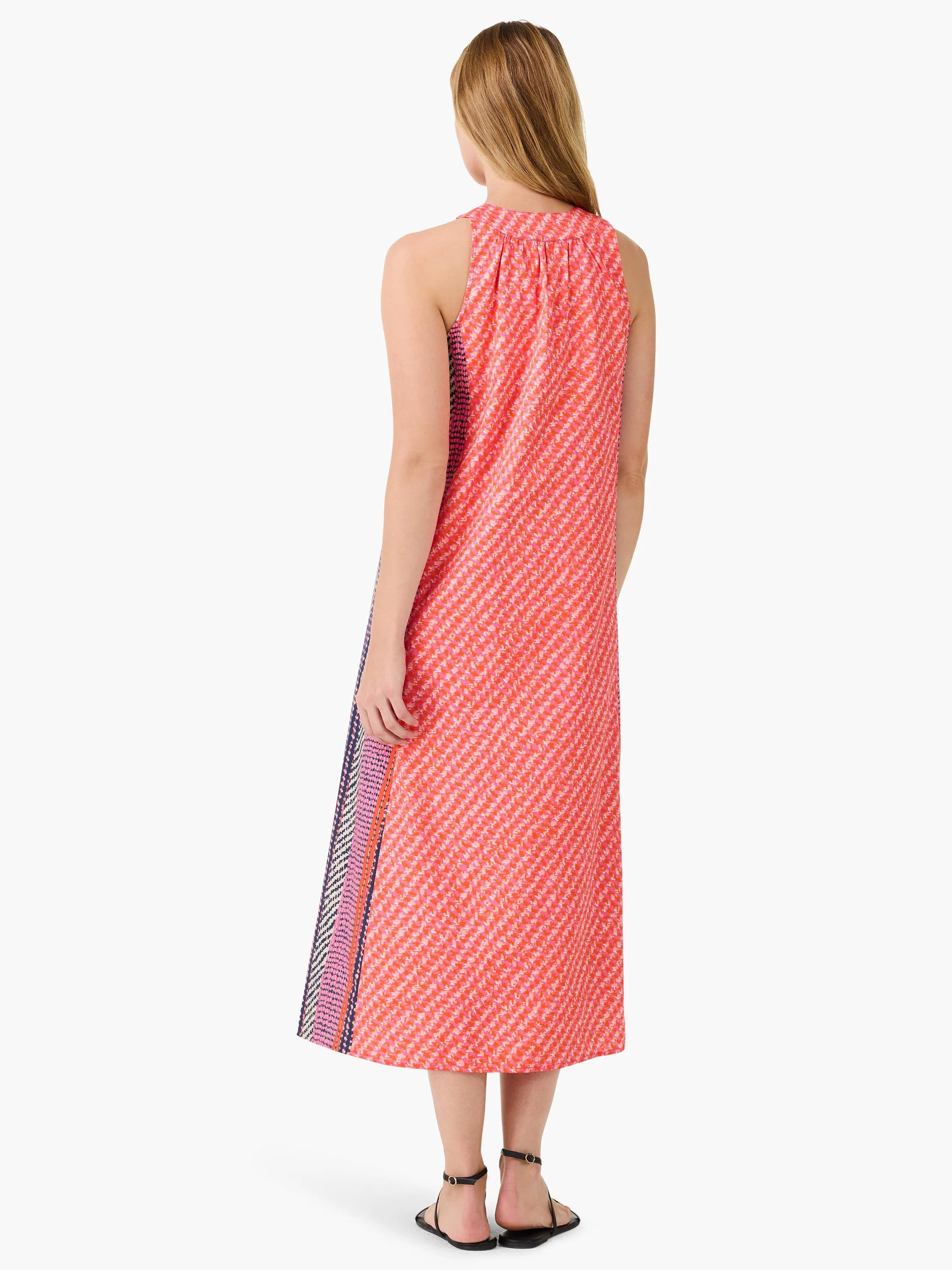 Spotty Stripes Dress in Pkm