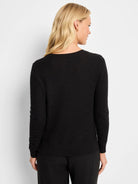 Breezy Texture Sweater in Blx