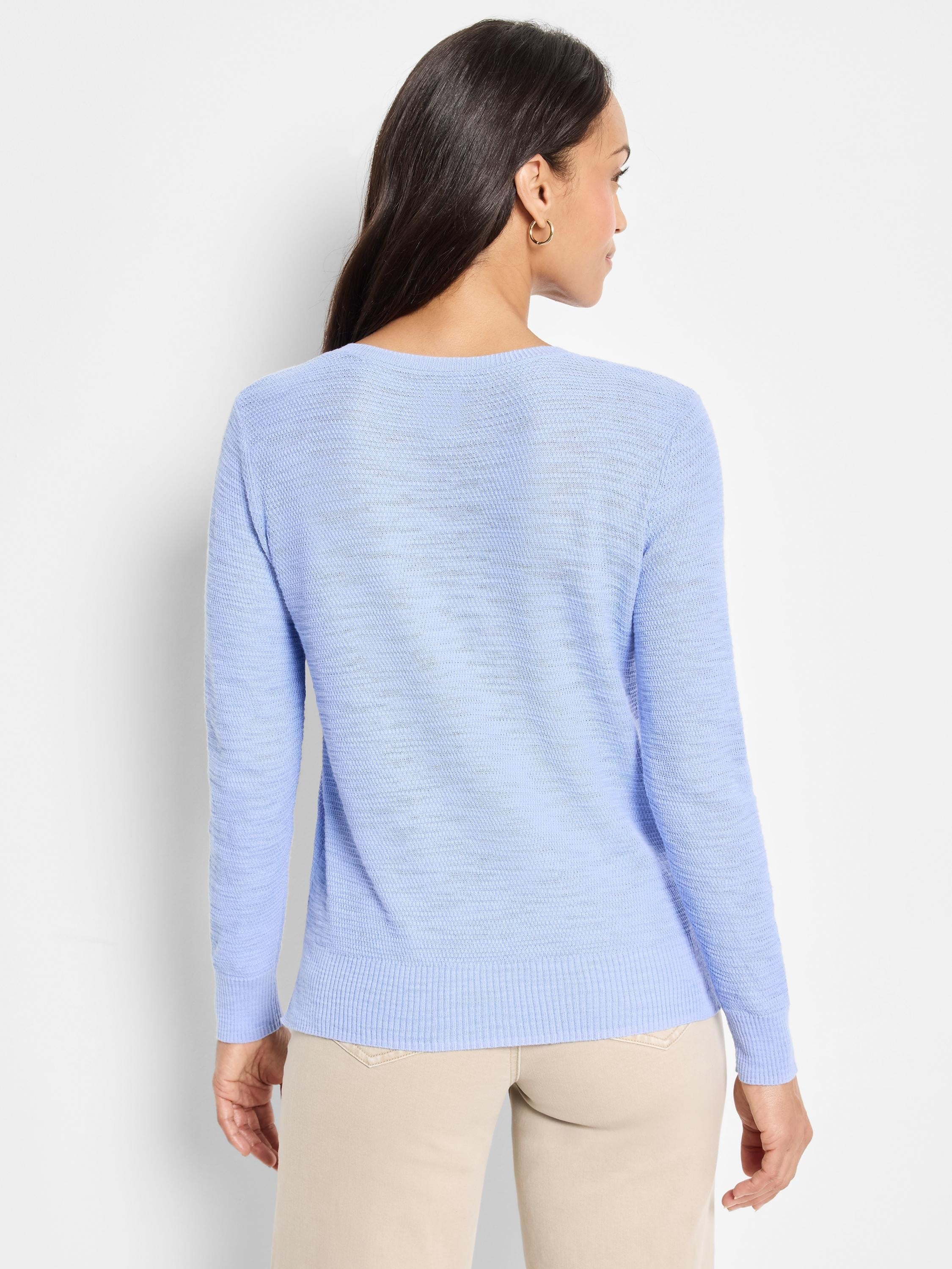 Breezy Texture Sweater in Irs