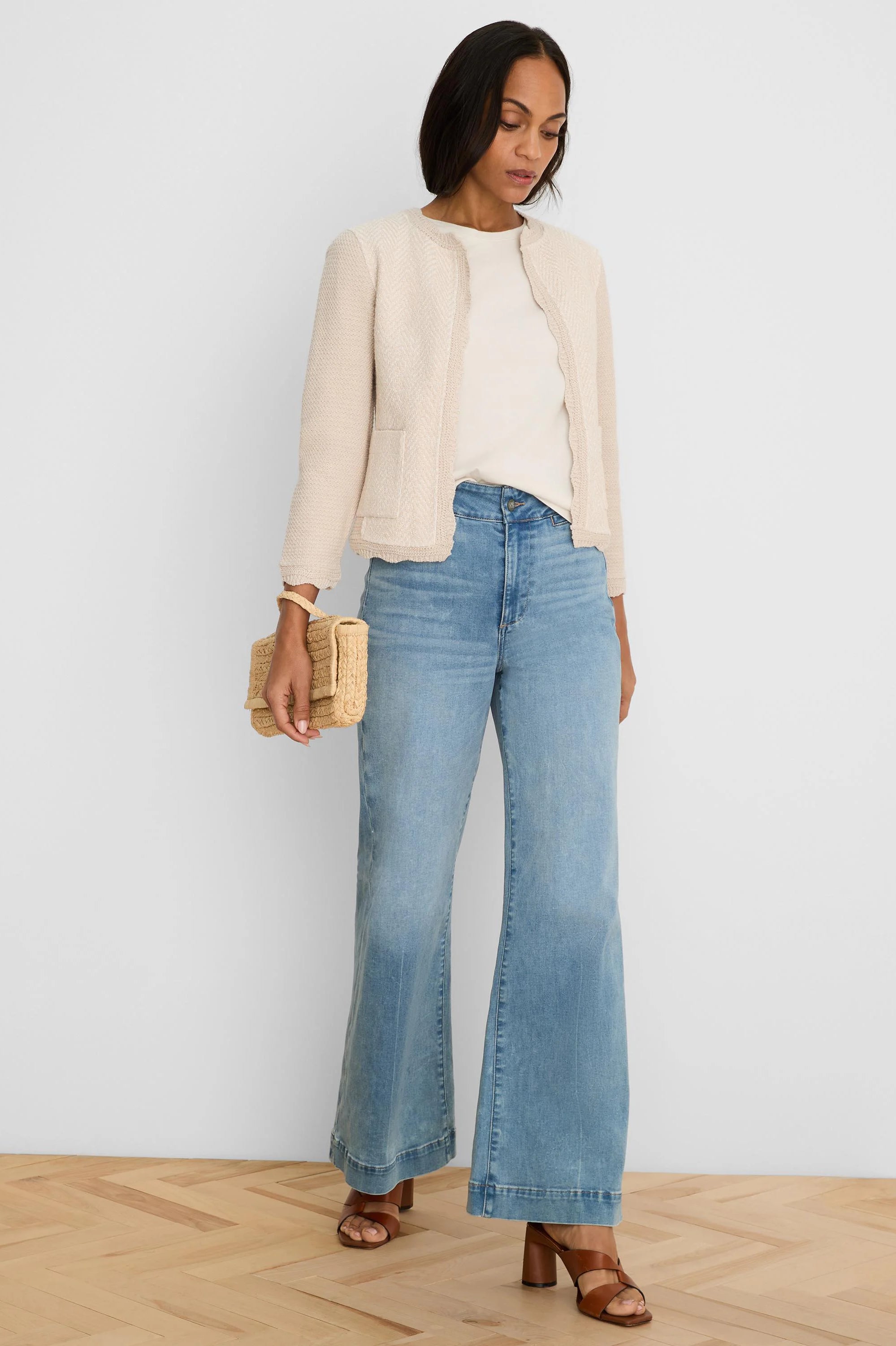 Chiffon Drift Top in Clc